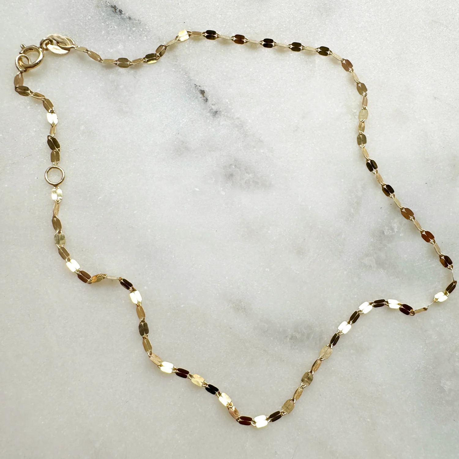 Demure Chain Anklet - Image 3