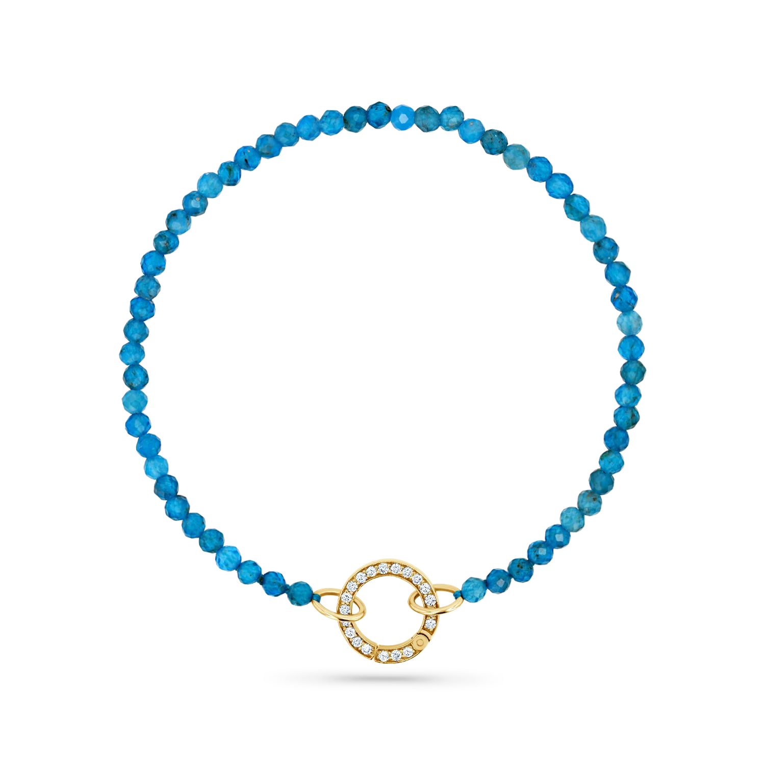 Apatite Bead Connector Bracelet - Image 4