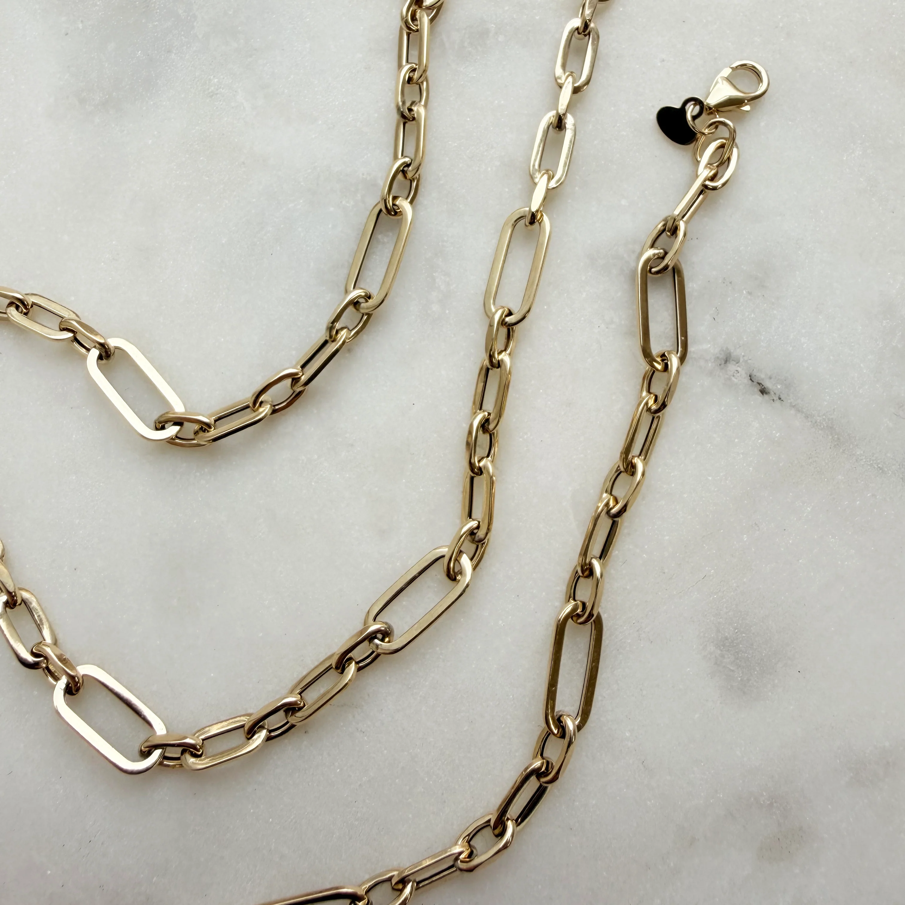 Avery Paperclip Chain Necklace - Image 2