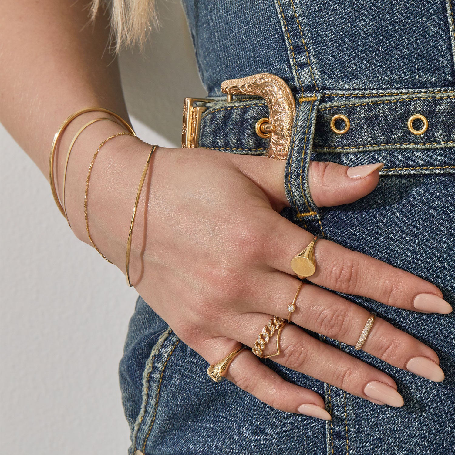 Baby Figaro Chain Bracelet - Image 4