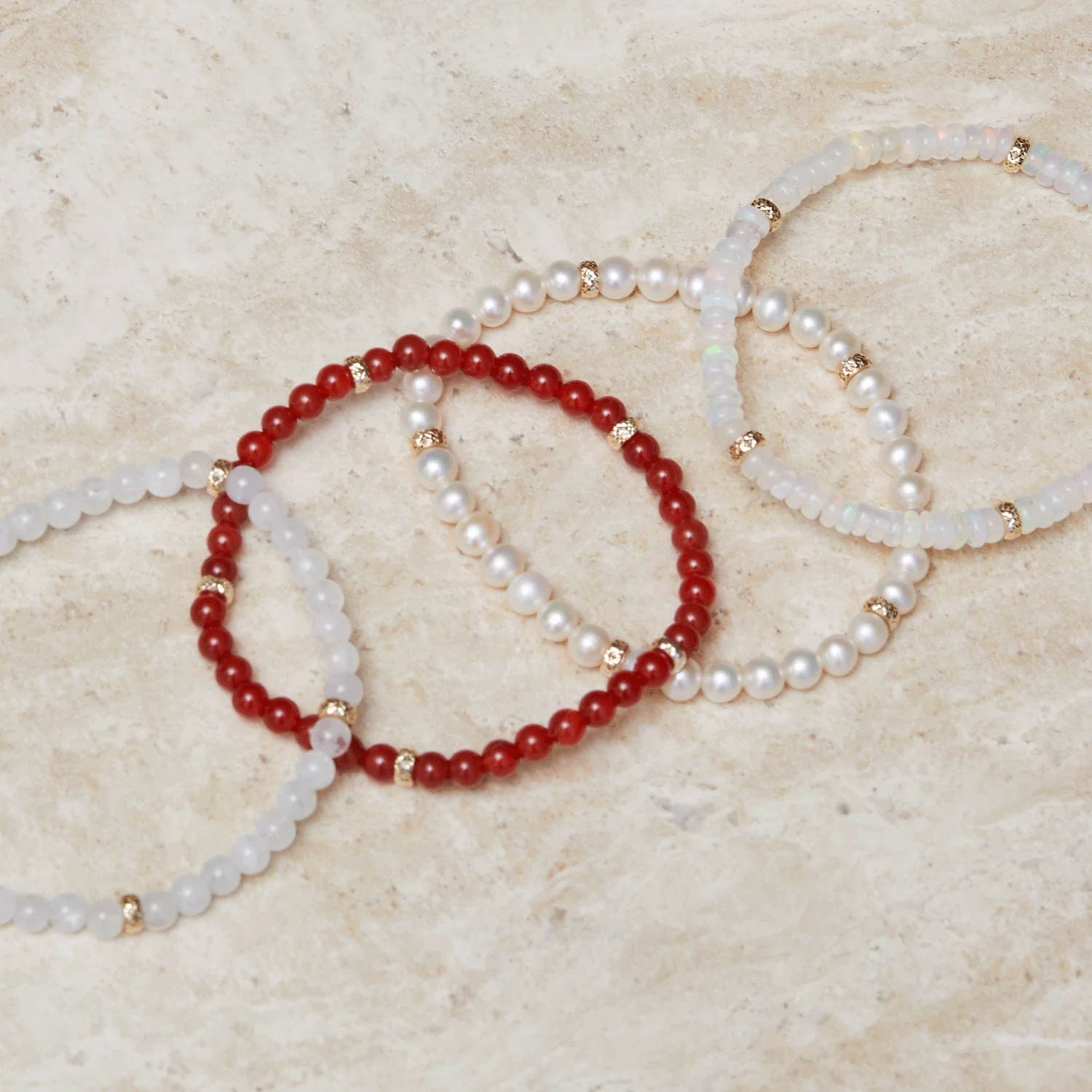 Carnelian Bead Bracelet - Image 2