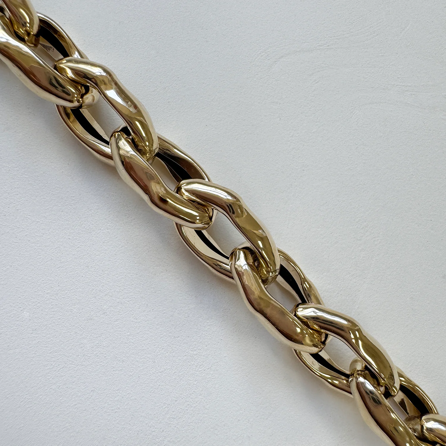 Chunky Sculptured Link Bracelet - Image 2