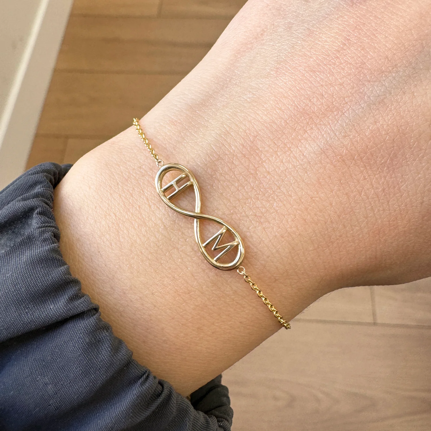 Infinity Letter Bracelet - Image 11