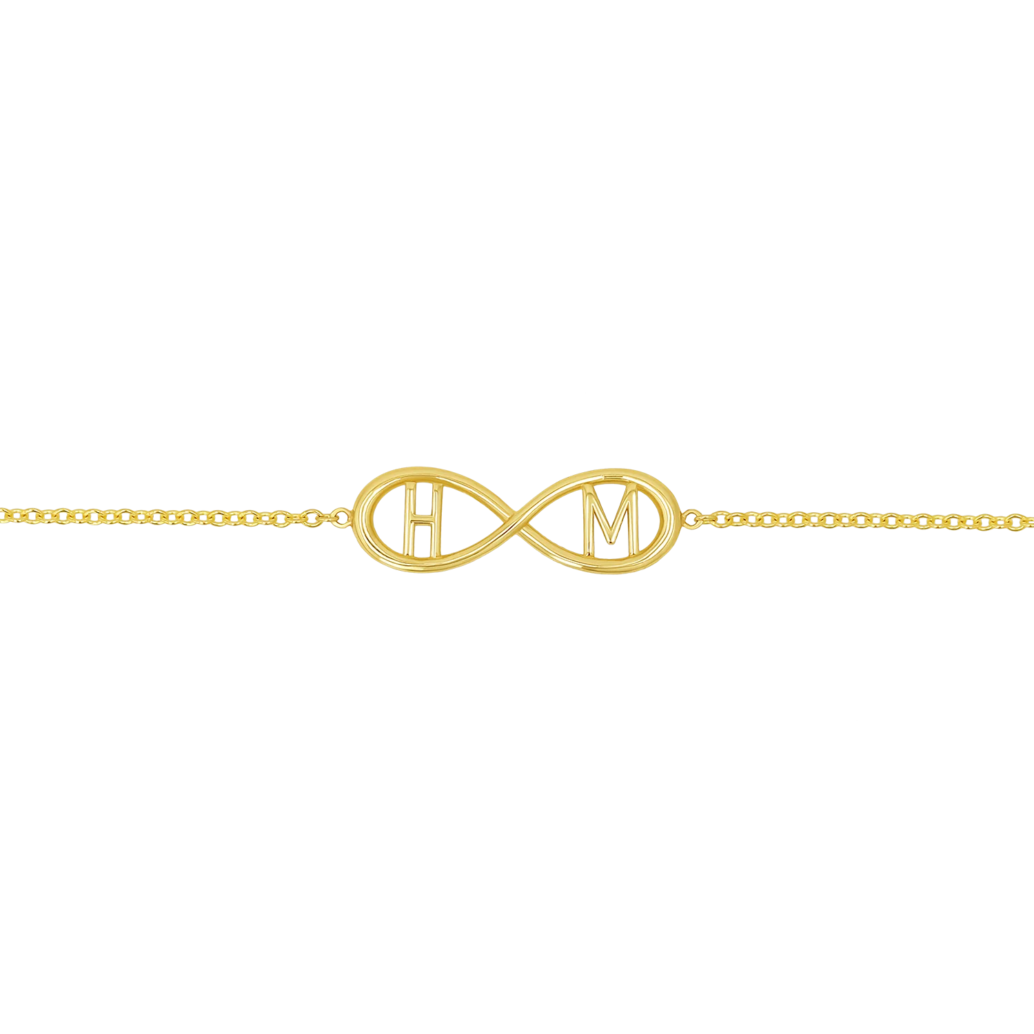 Infinity Letter Bracelet - Image 4