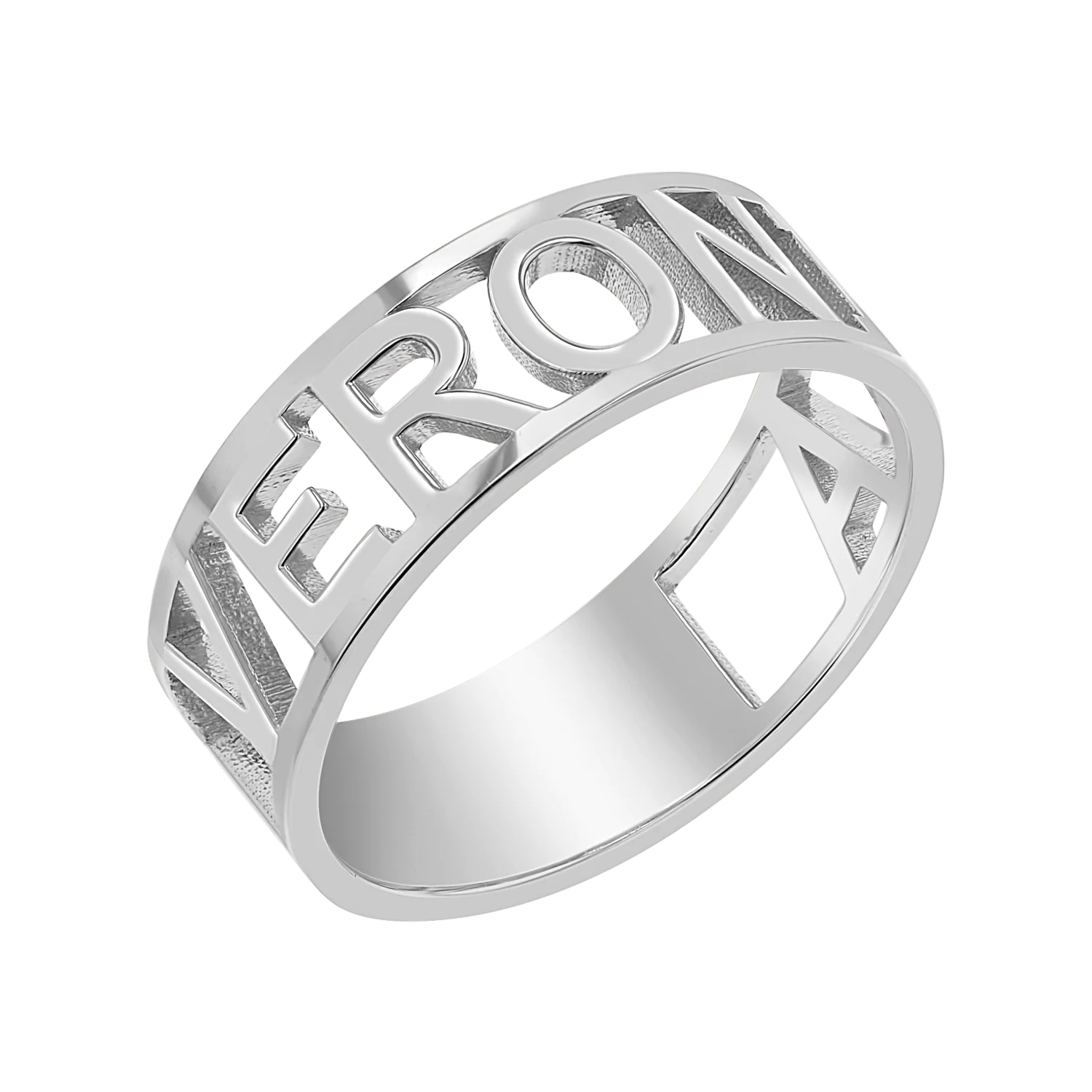Custom Name Band Ring - Image 2