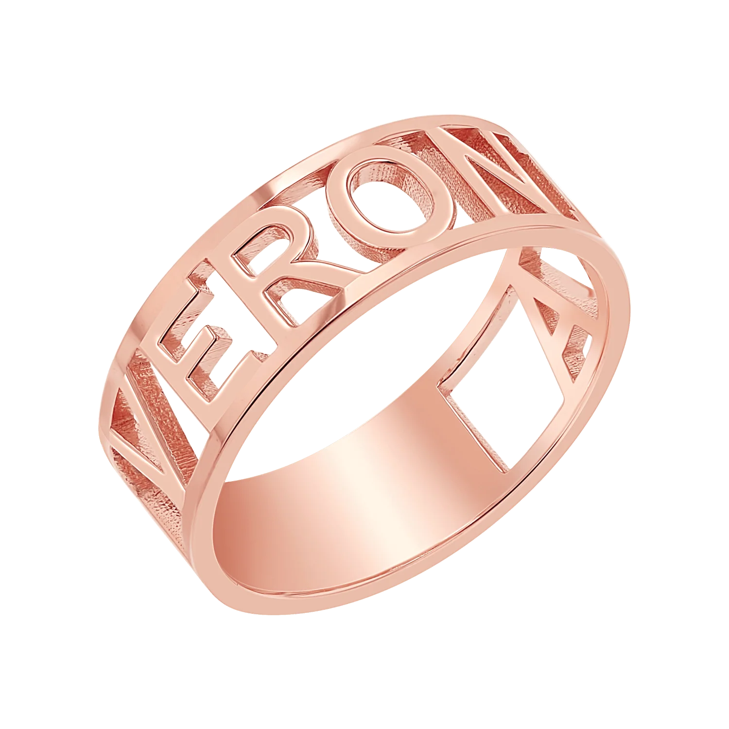 Custom Name Band Ring - Image 3