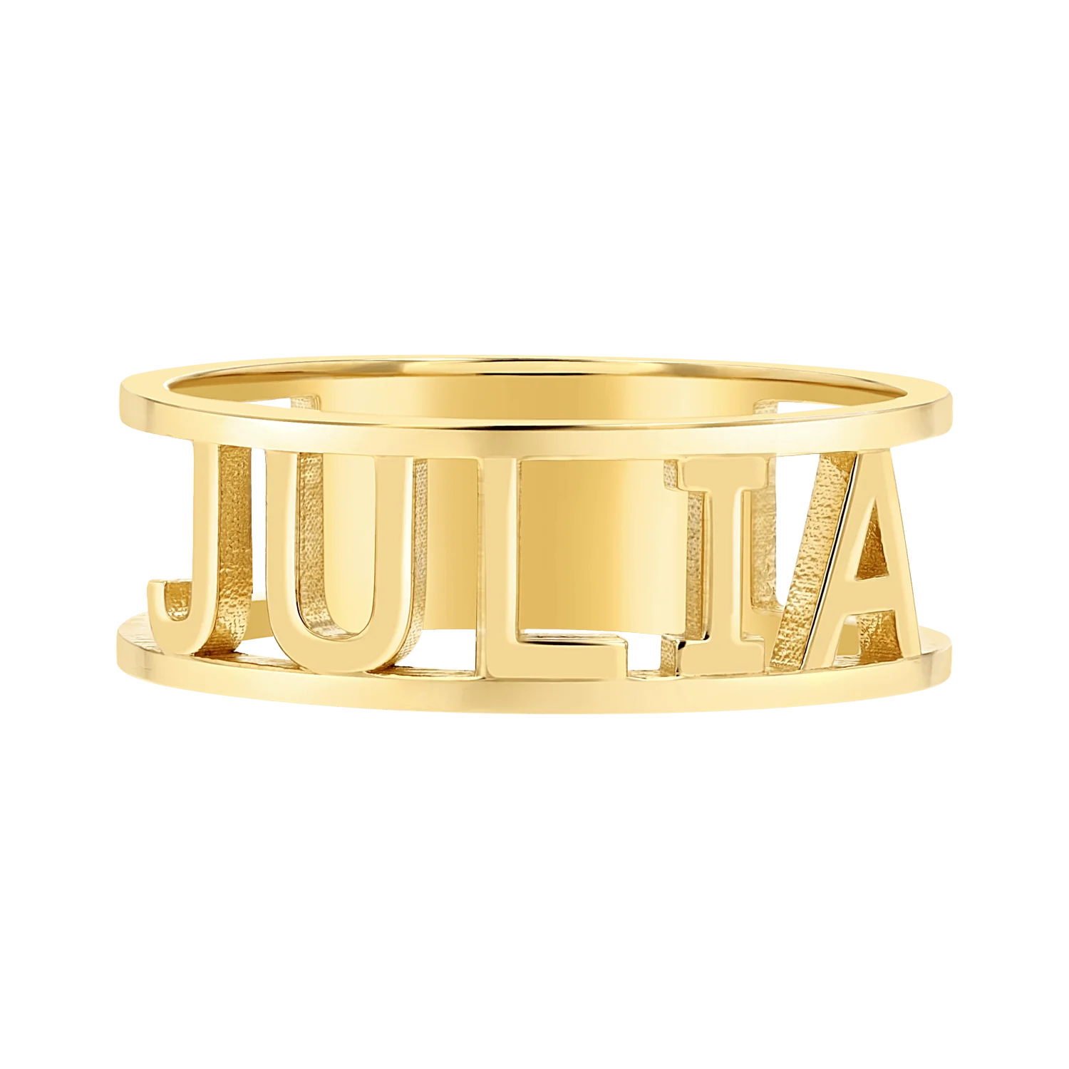 Custom Name Band Ring - Image 4
