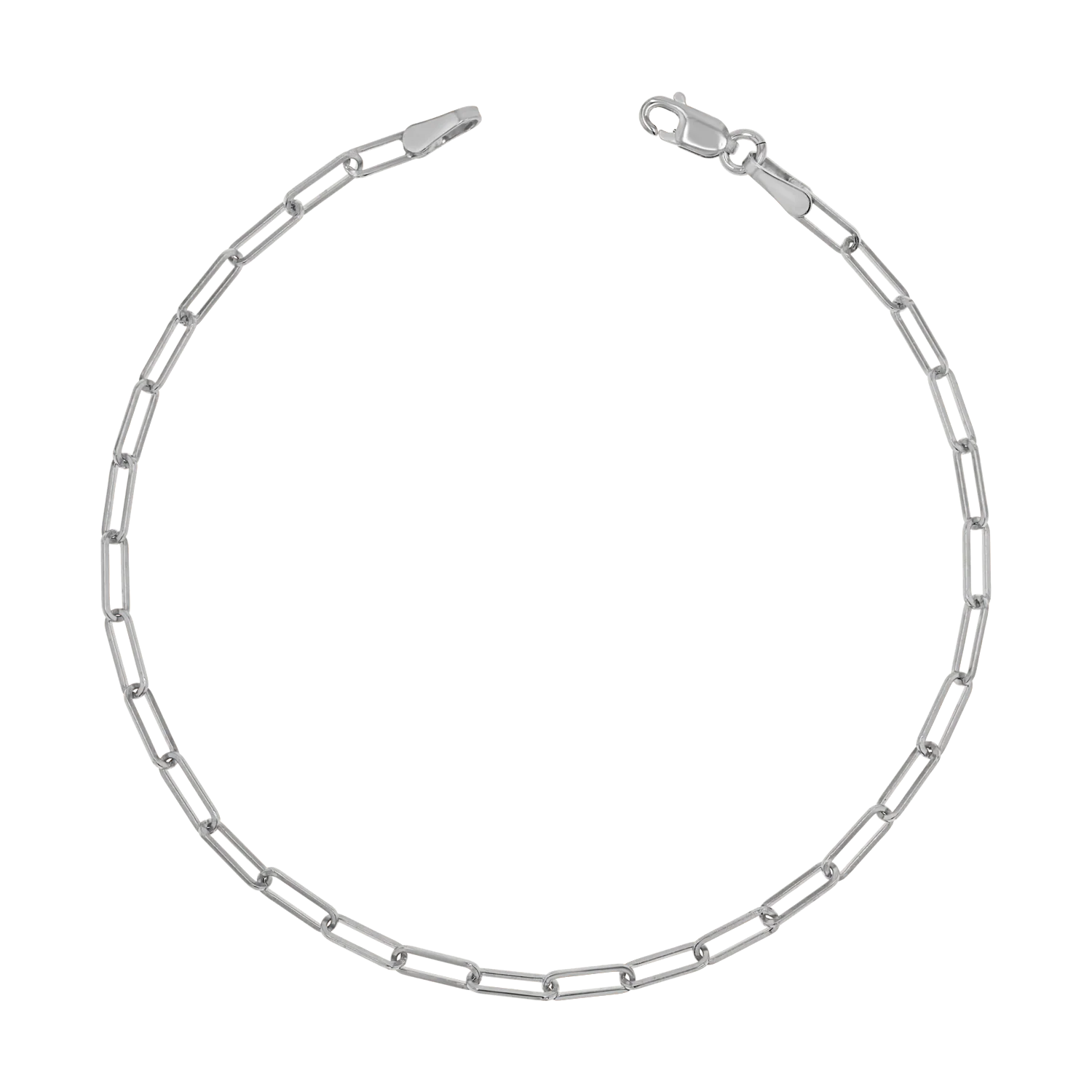 Dainty Paper Clip Bracelet - Image 2