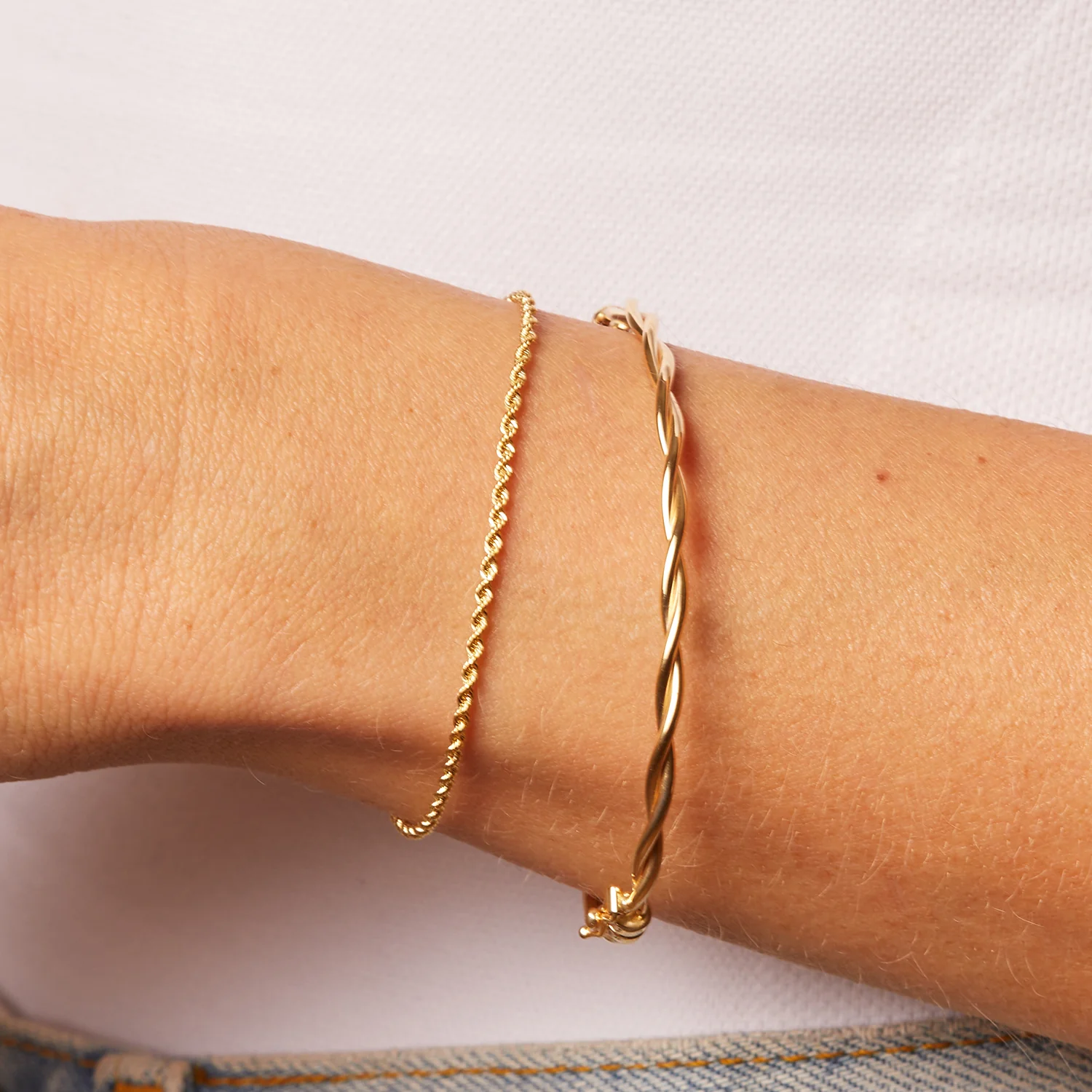 Dainty Rope Chain Bracelet - Image 3