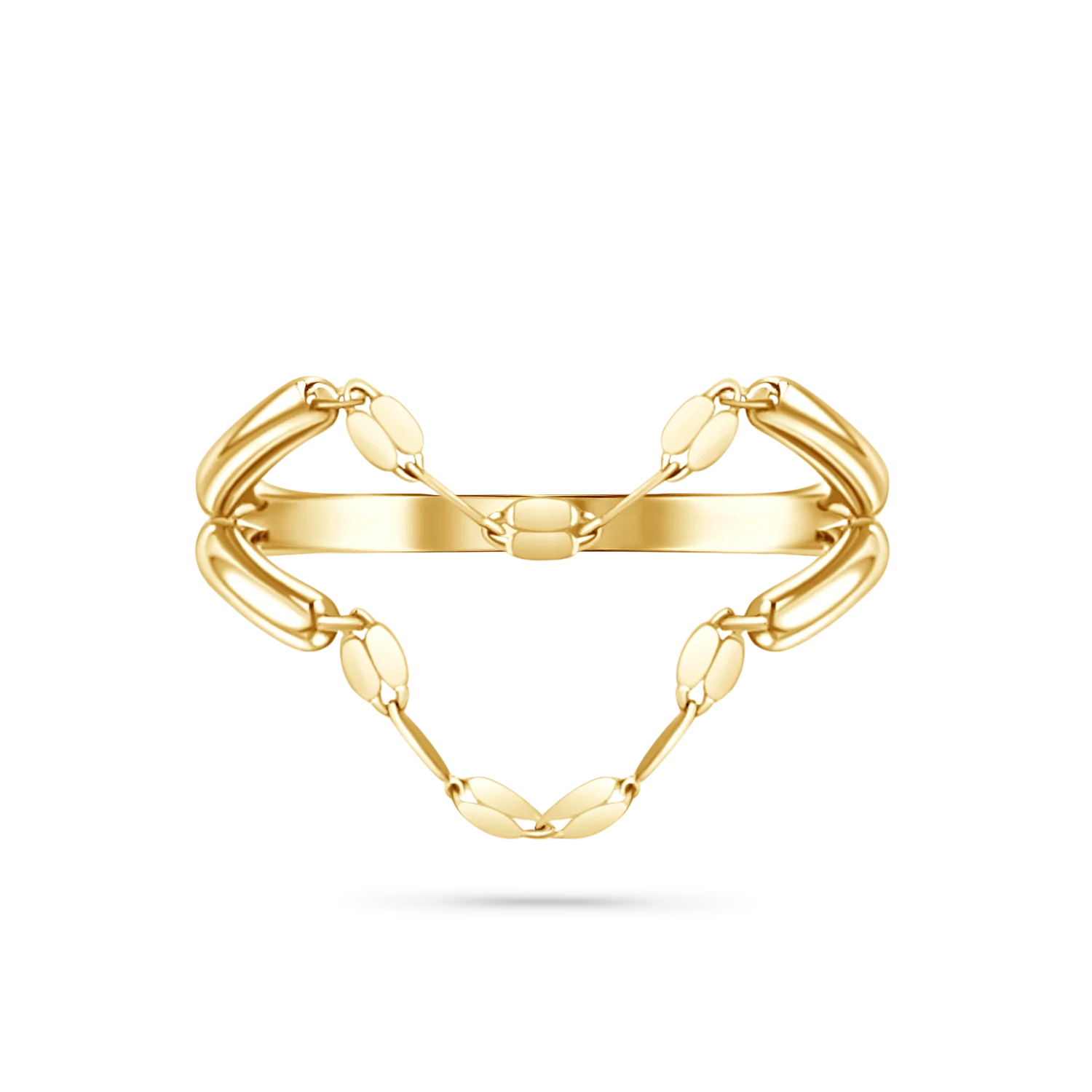 Demure Duo Chain Ring - Image 2
