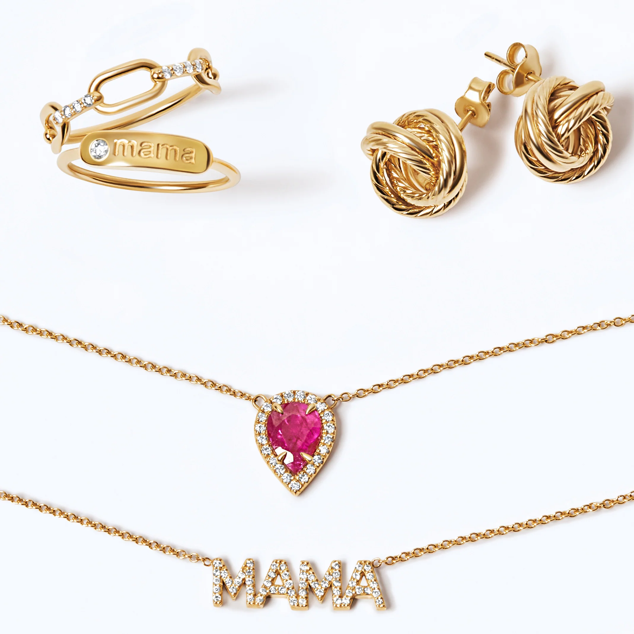 Diamond Bar Mama Ring - Image 4