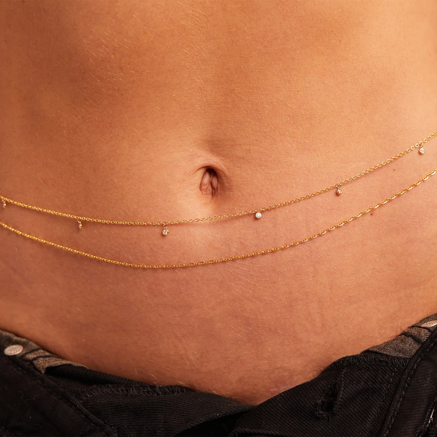Diamond Drop Belly Chain - Image 2