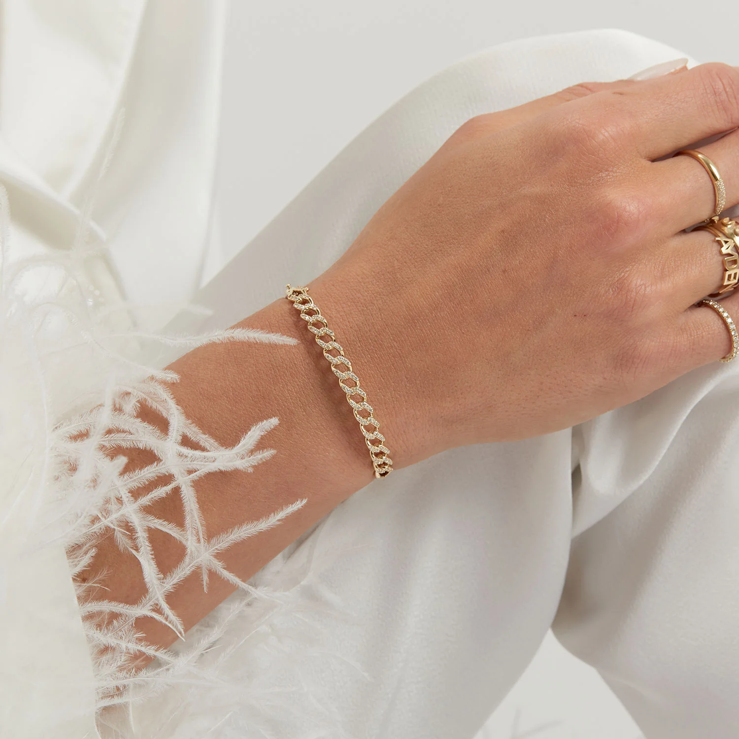 Diamond Pave Cuban Bracelet - Image 9