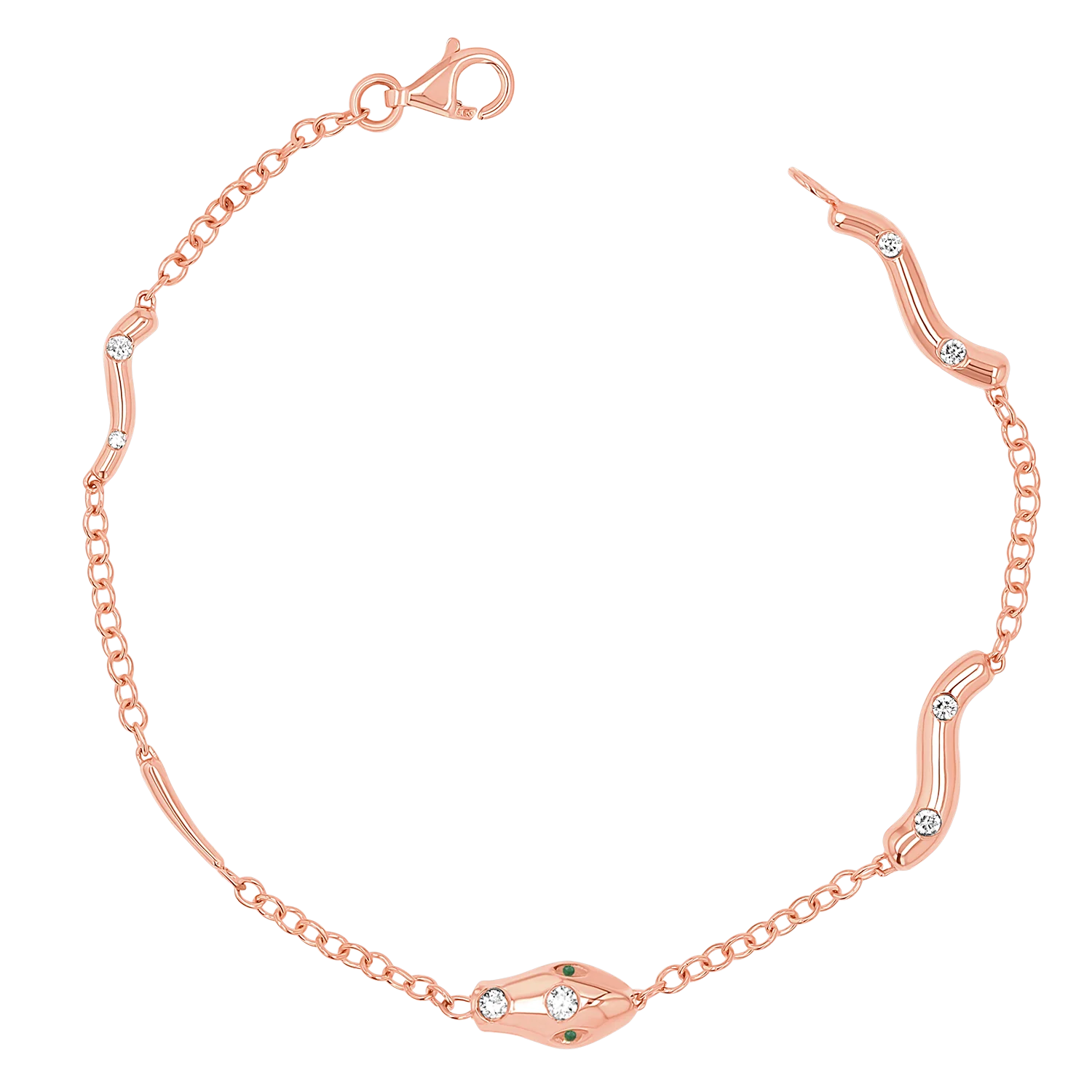 Diamond Serpentine Strand Bracelet - Image 3