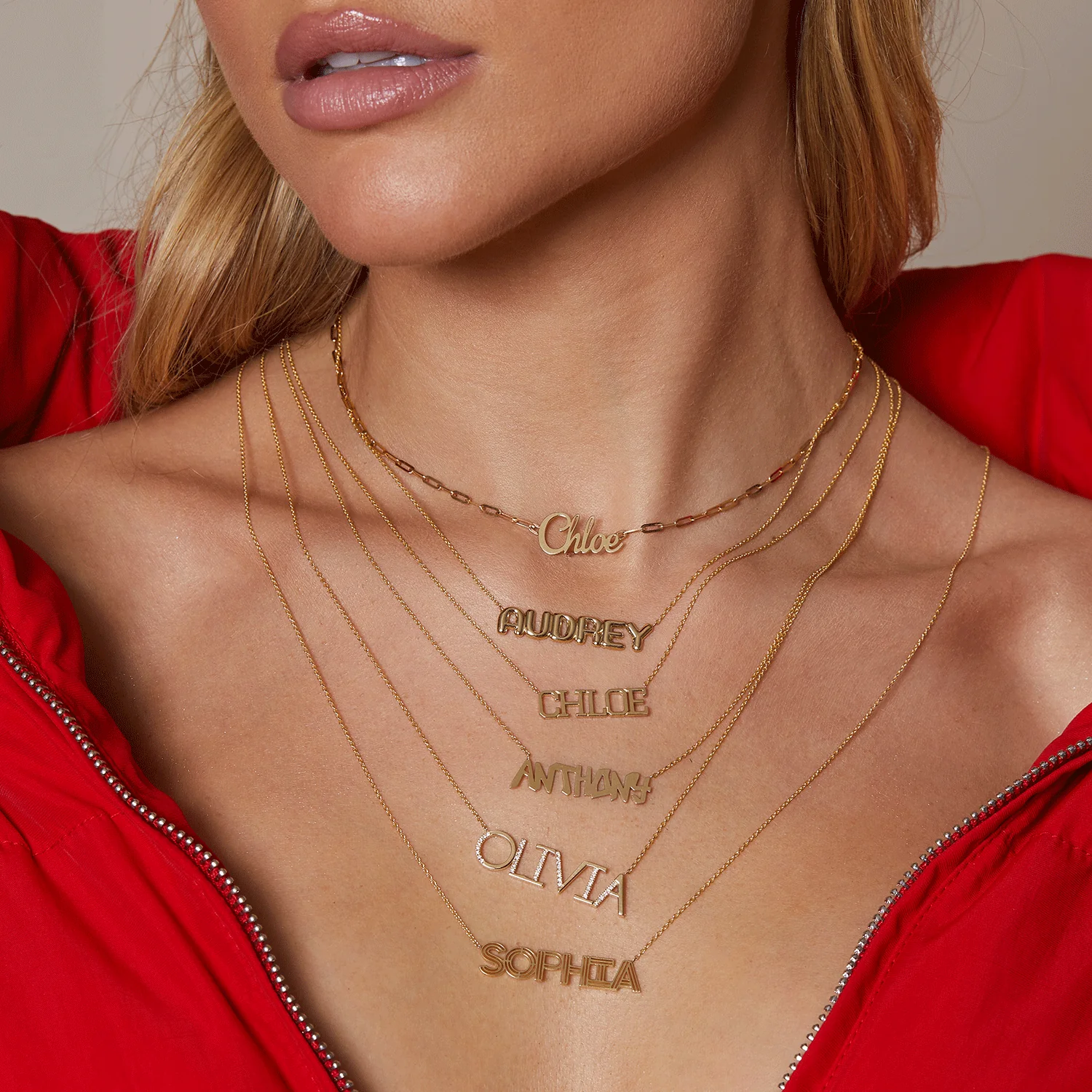 Diamond Sprinkle Name Necklace - Image 6