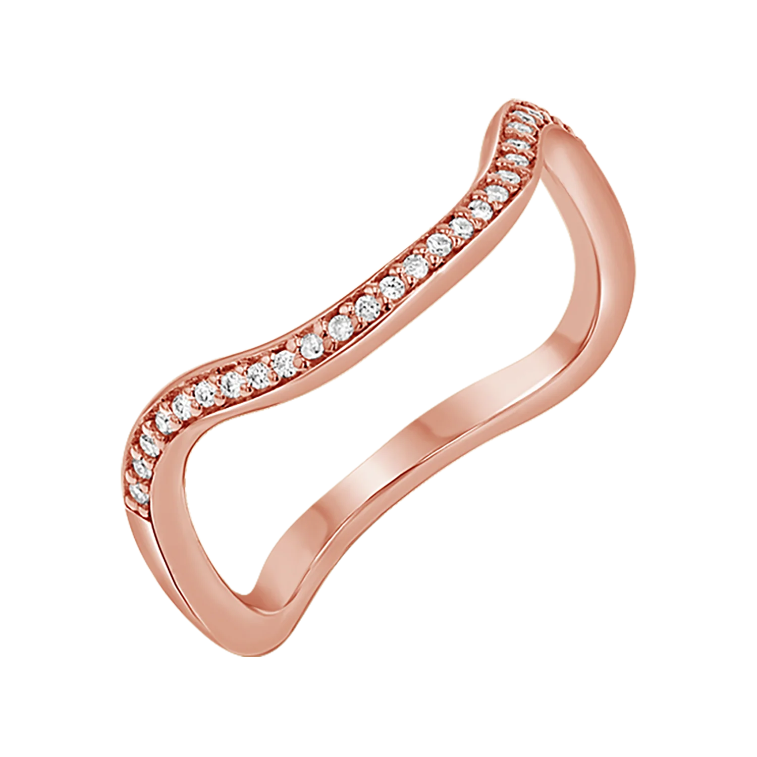 Diamond Wave Ring - Image 3