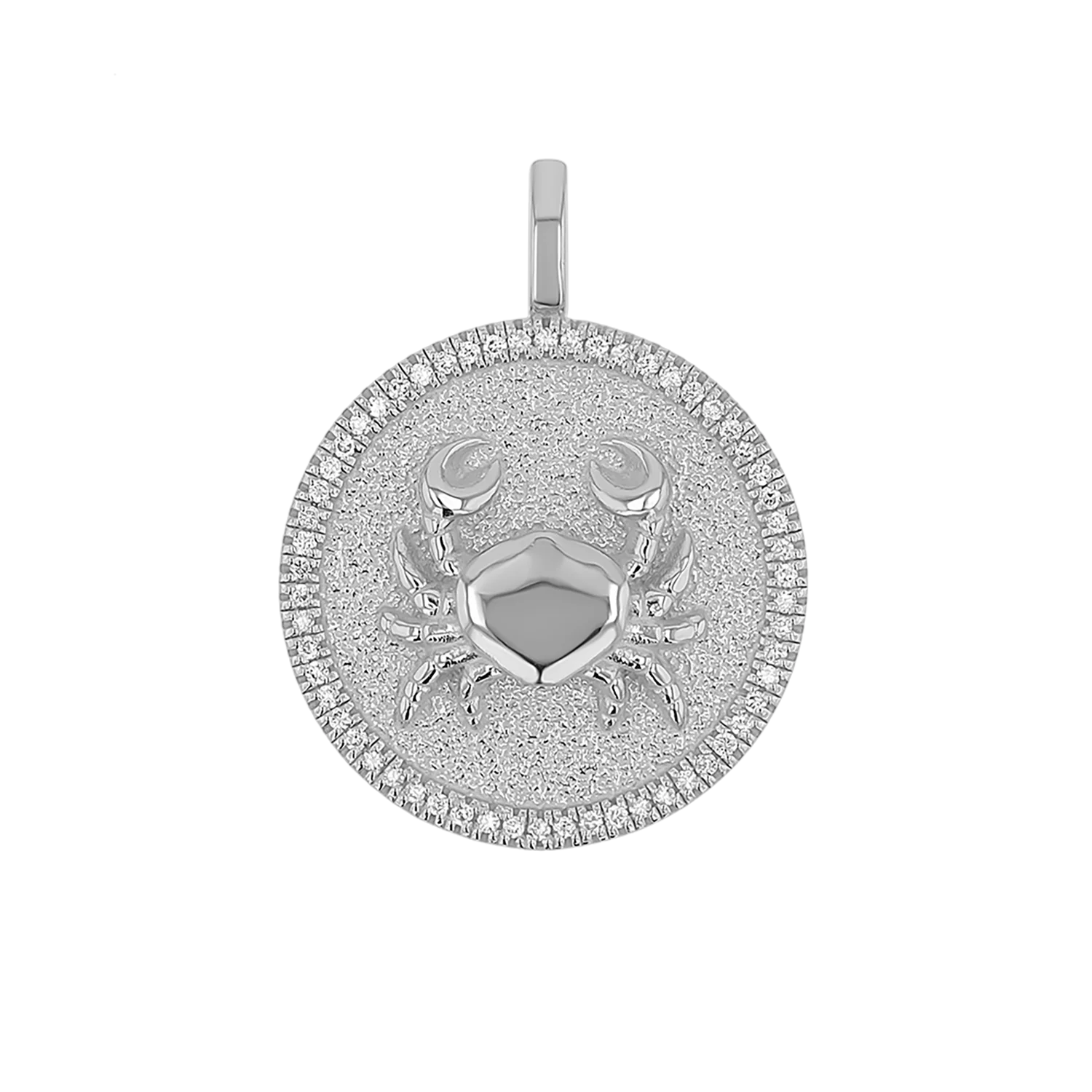 Diamond Zodiac Coin Medallion Charm - Image 15