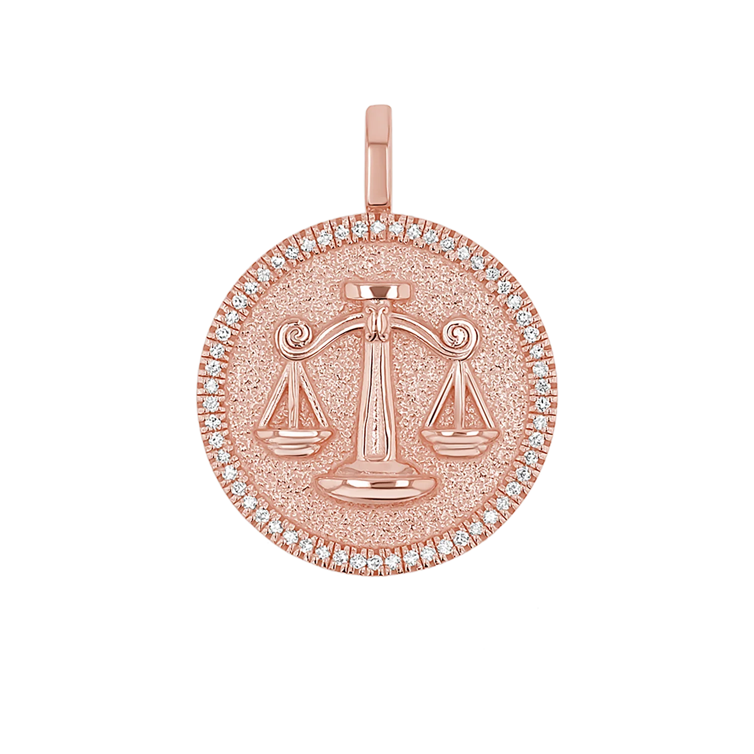 Diamond Zodiac Coin Medallion Charm - Image 29