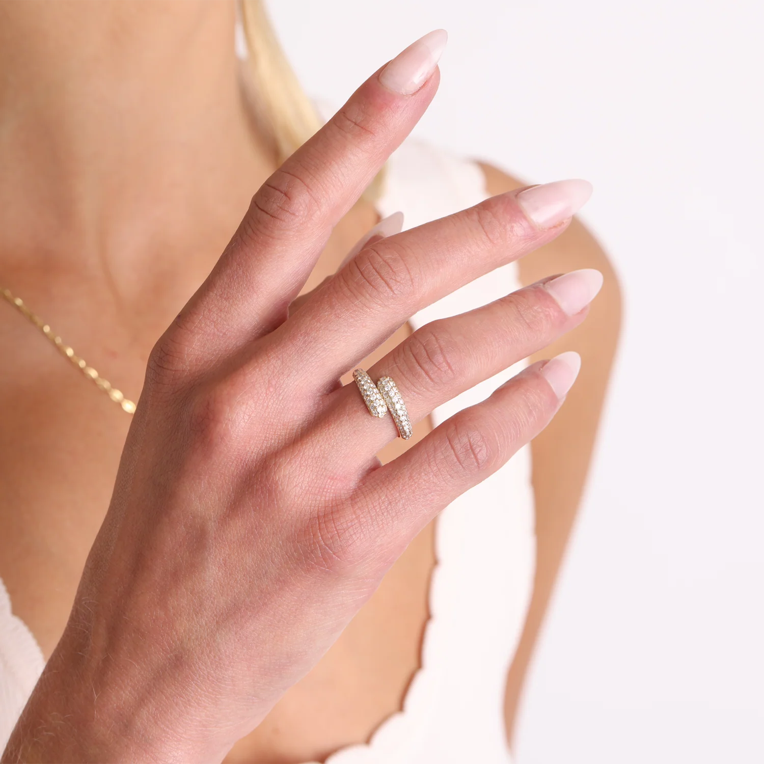 Double Diamond Rendezvous Ring - Image 6