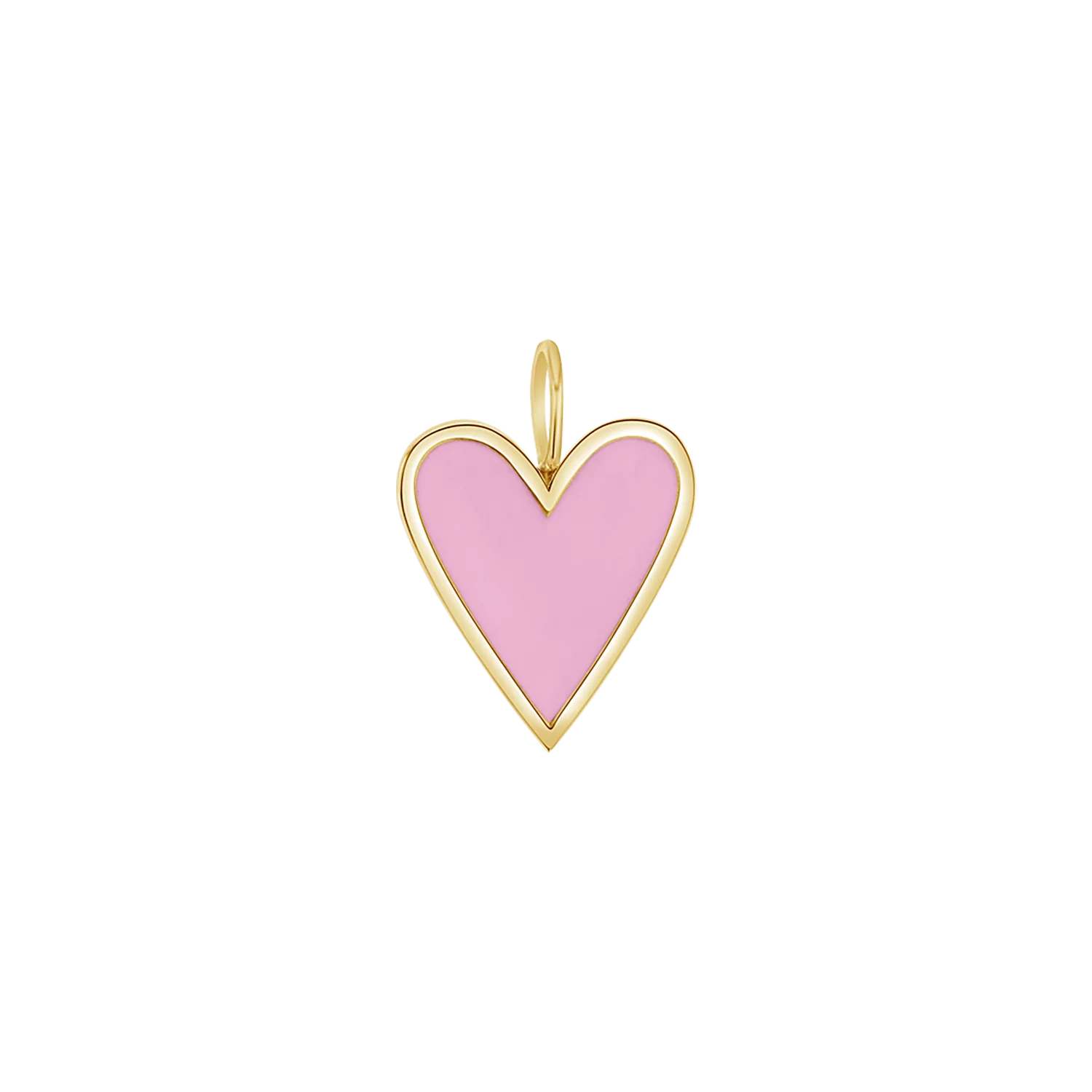 Enamel Elongated Heart Charm - Image 4