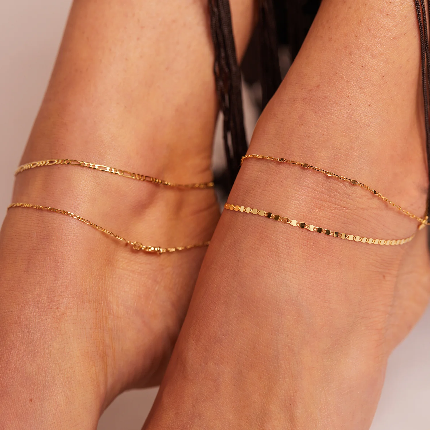 Figaro Chain Anklet - Image 2
