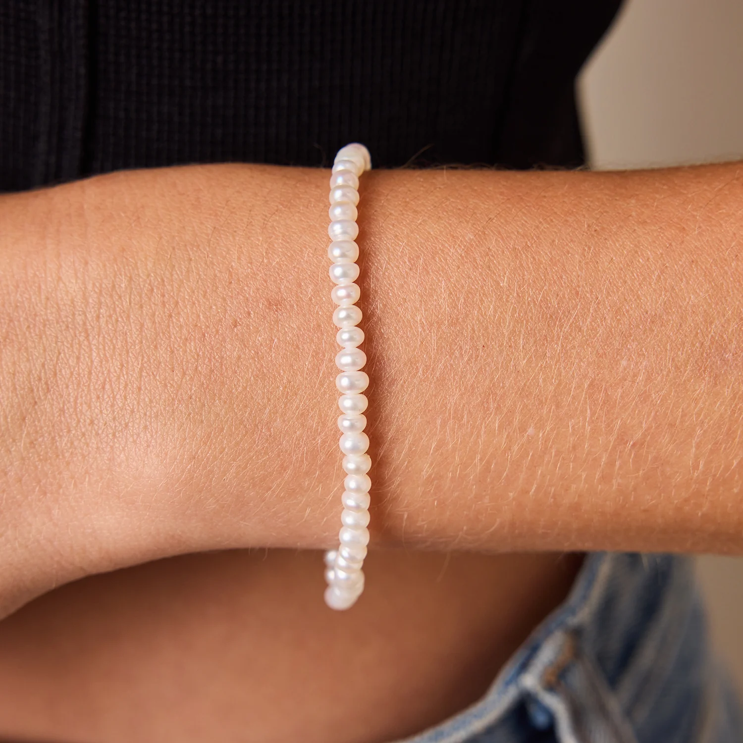 Freshwater Pearl Connector Bracelet - Image 10