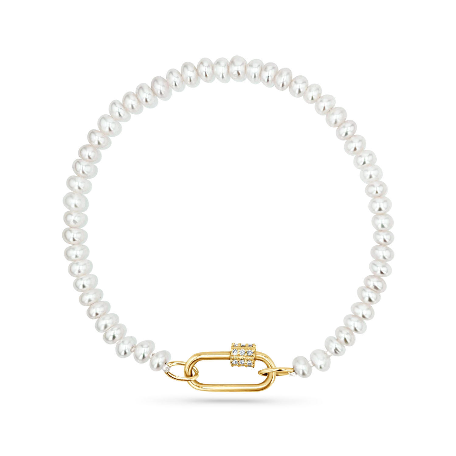 Freshwater Pearl Connector Bracelet - Image 4