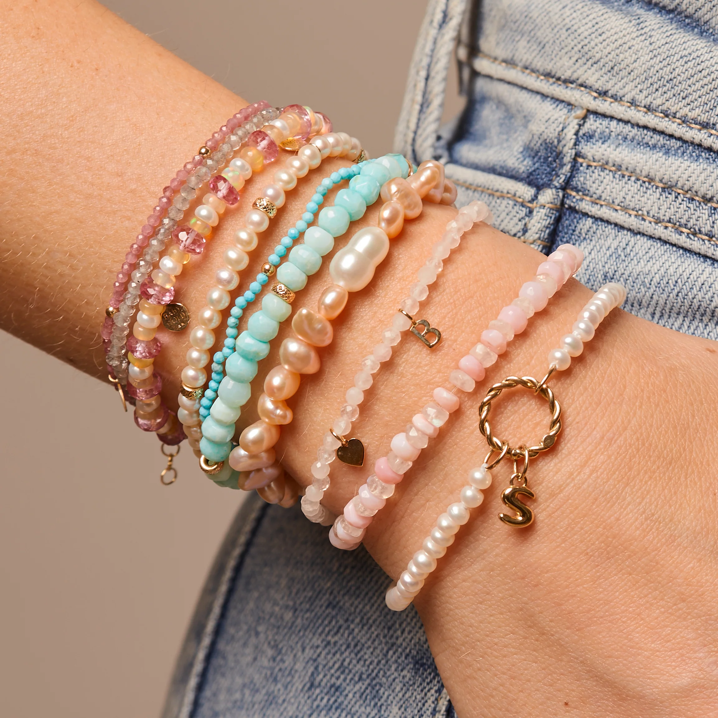 Freshwater Pearl Connector Bracelet - Image 8