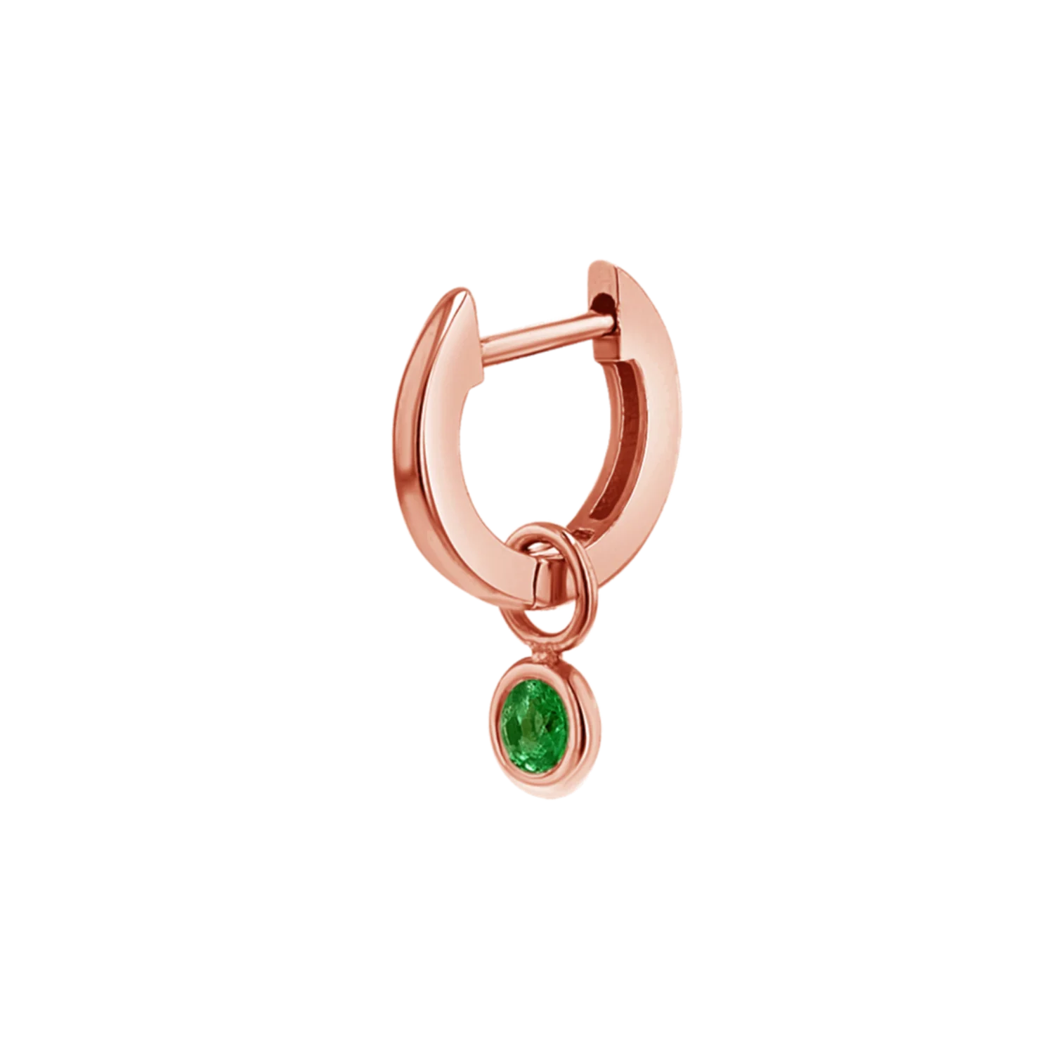 Gemstone Drop Huggies Hoops - Image 12