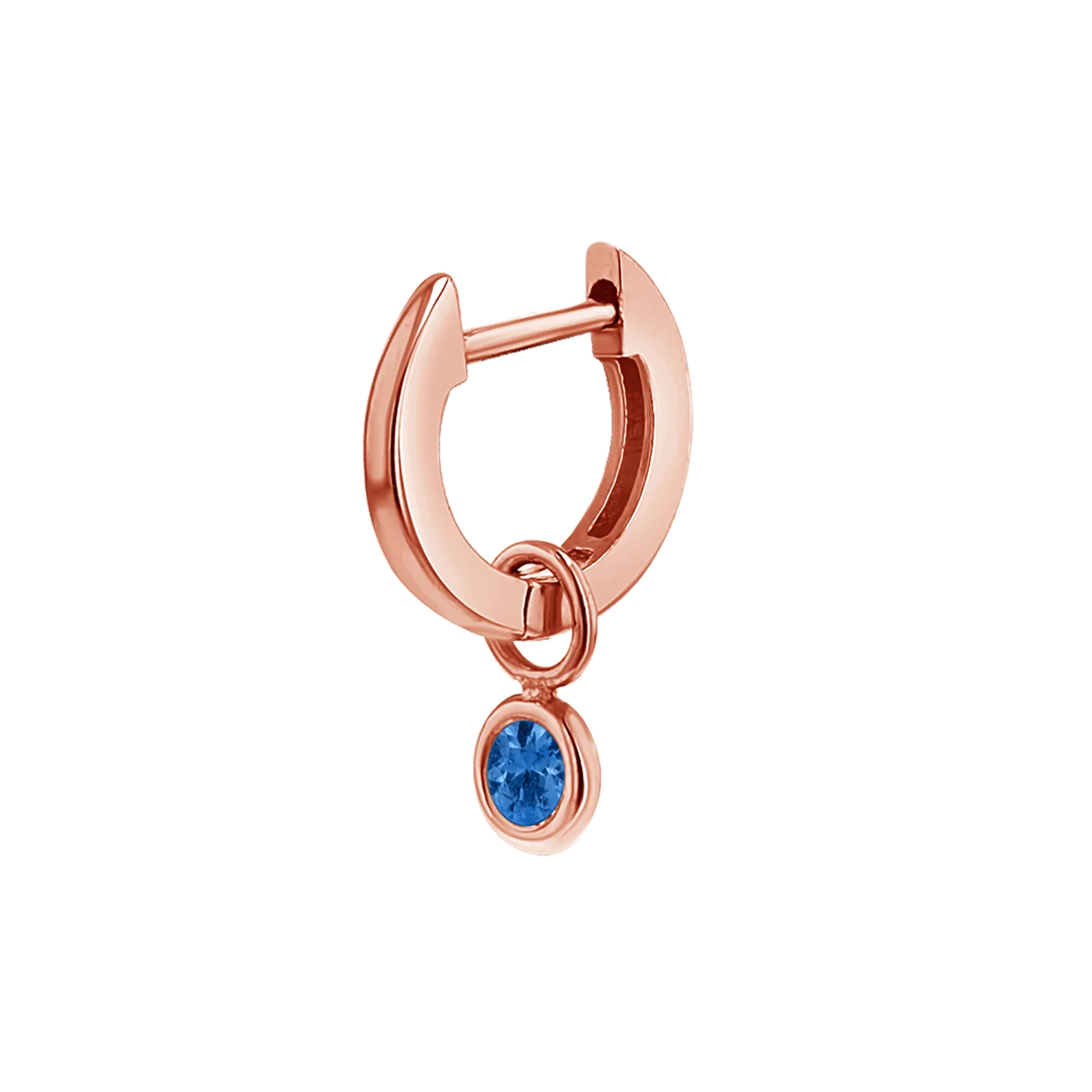 Gemstone Drop Huggies Hoops - Image 18