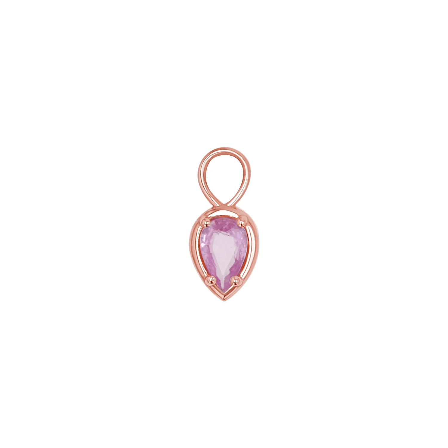 Gemstone Pear Huggies Charms - Image 16
