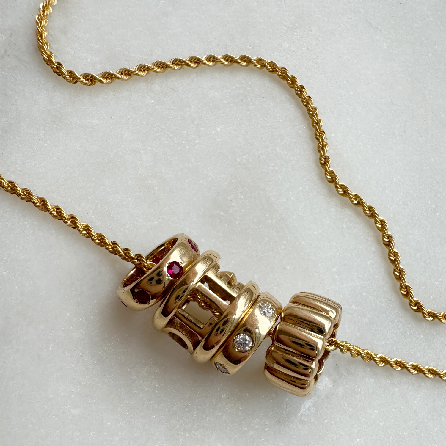 Gemstone Slider Bead Charm - Image 8