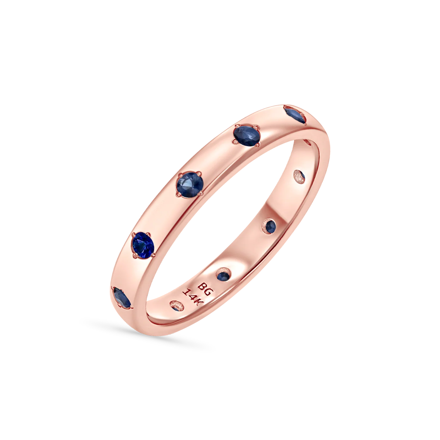 Glimmer Gemstone Band Ring - Image 13