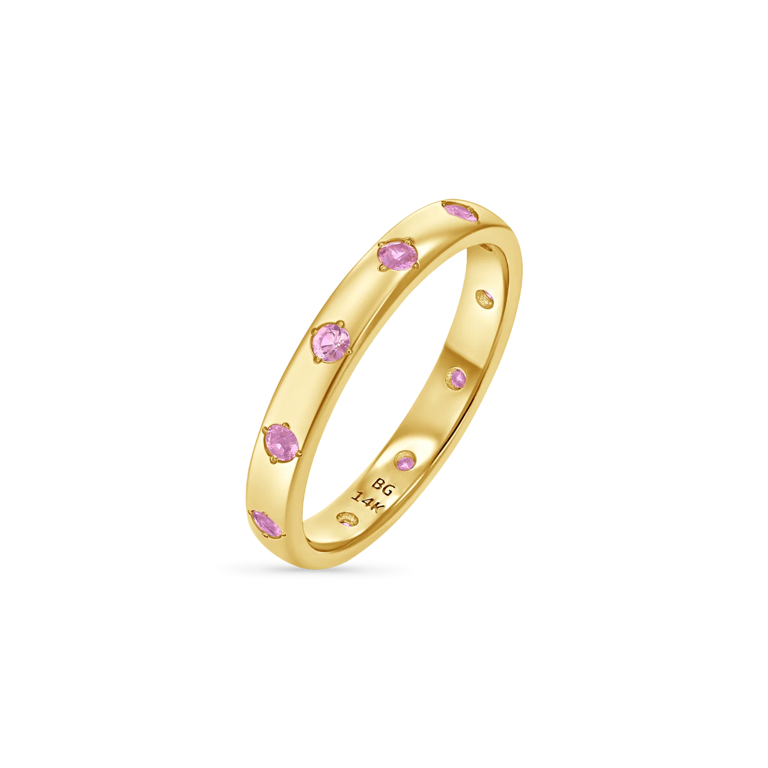 Glimmer Gemstone Band Ring - Image 7