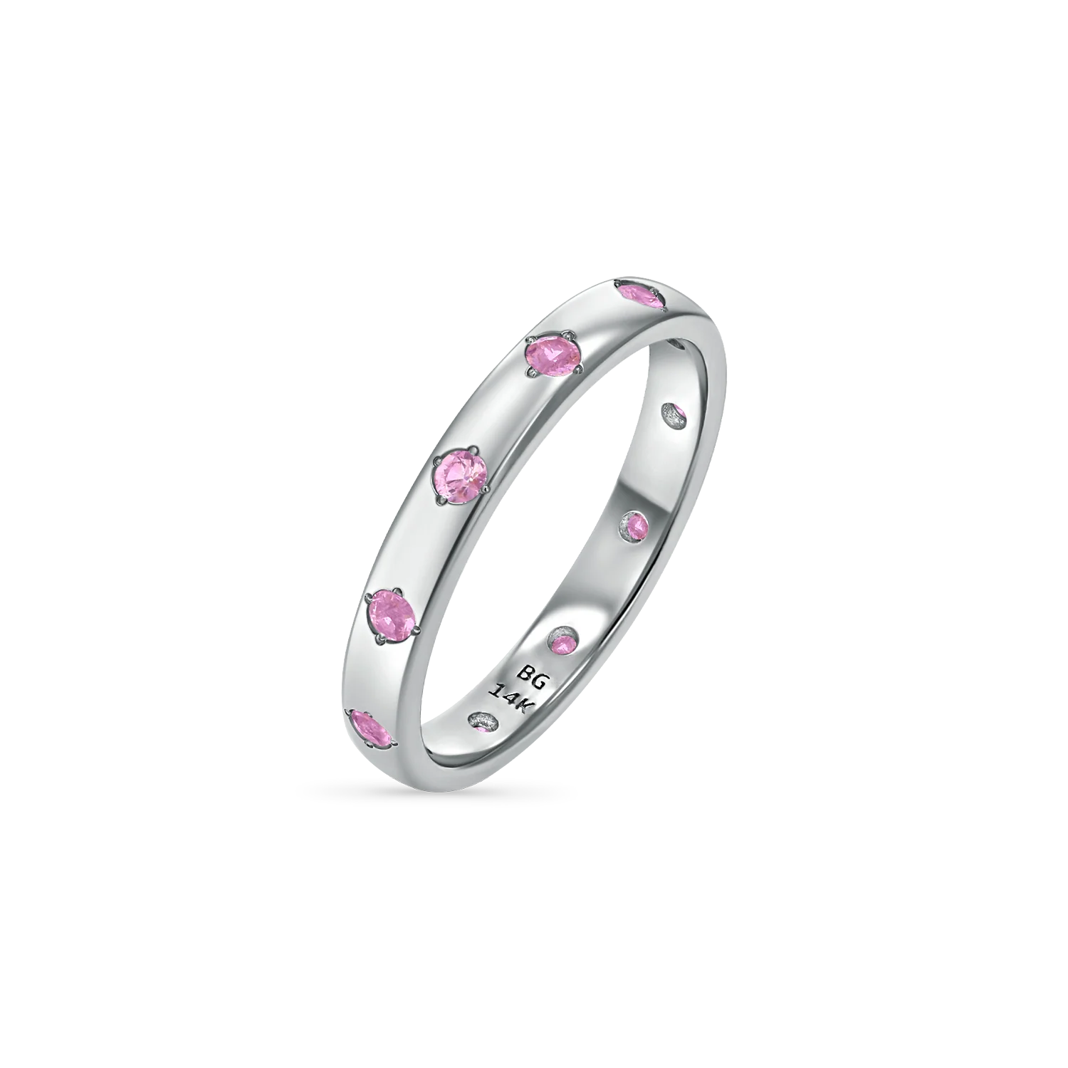 Glimmer Gemstone Band Ring - Image 9