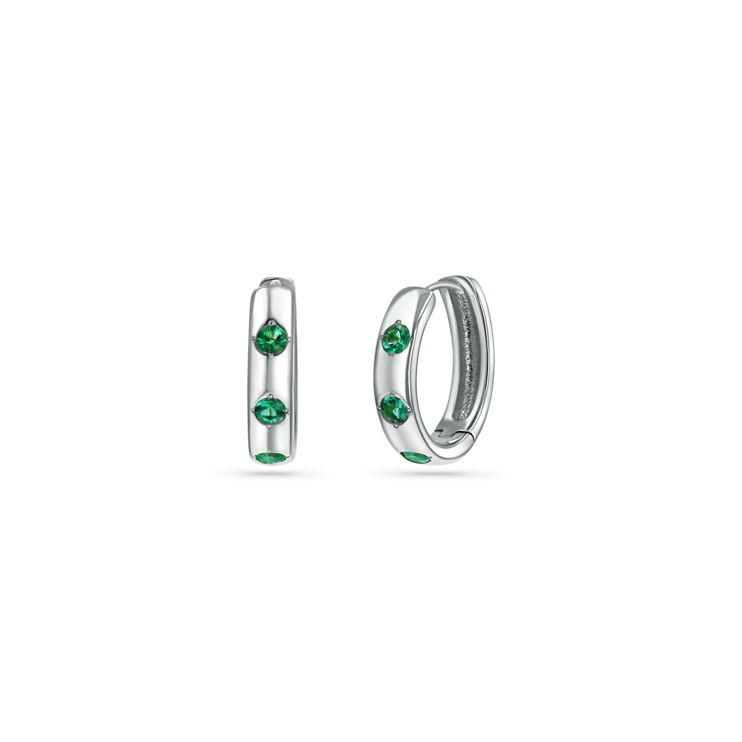 Glimmer Gemstone Huggies - Image 3