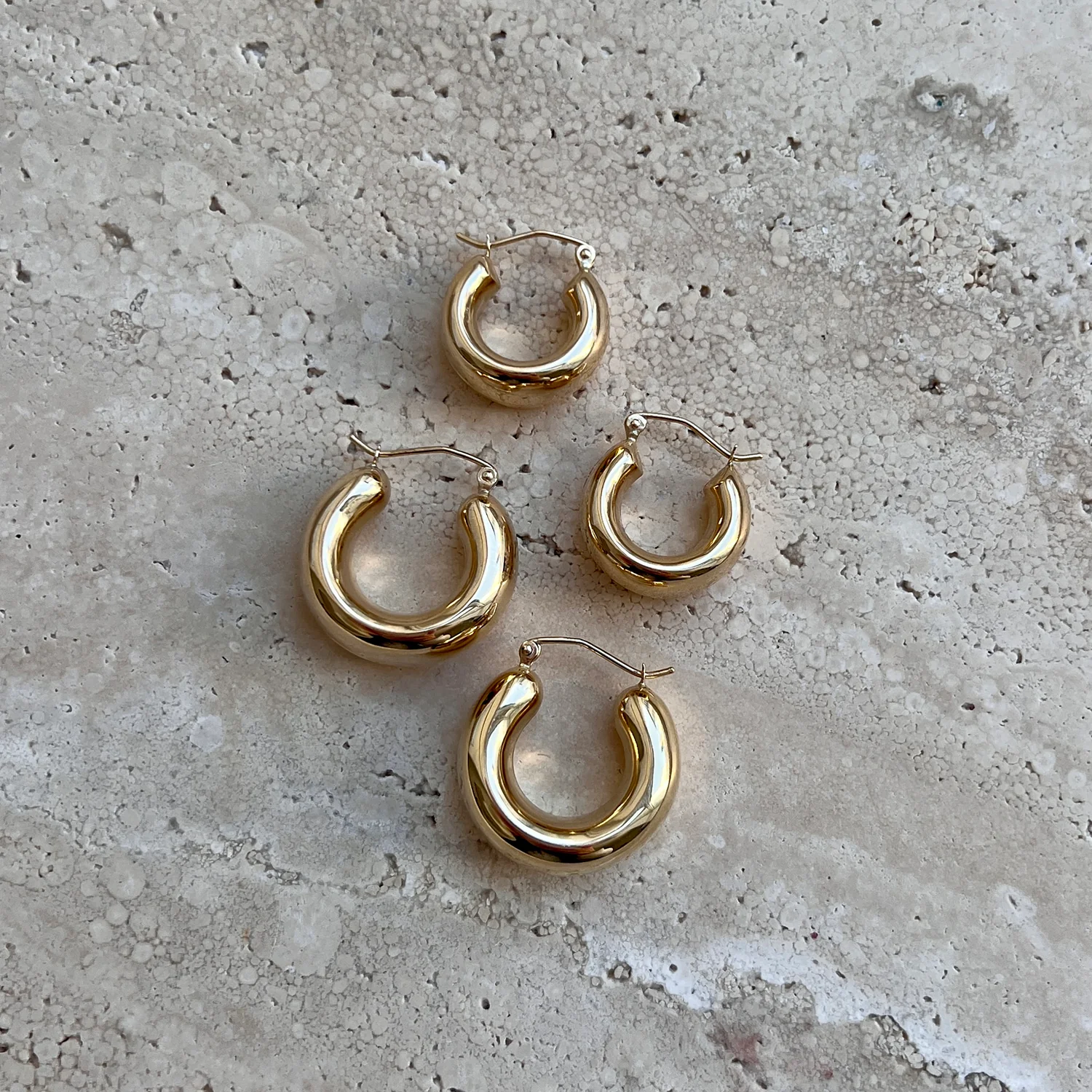 Hailey Chunky Hoops - Image 2