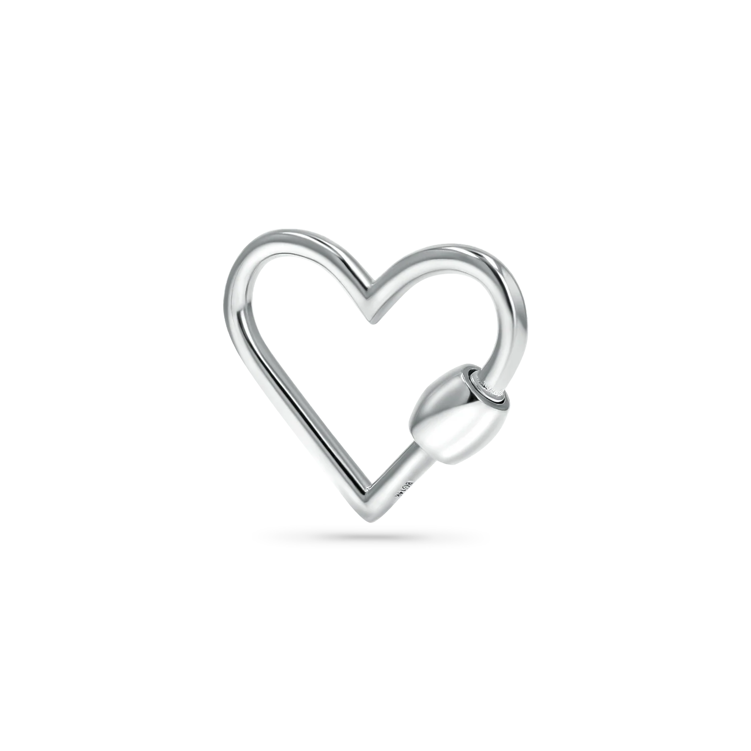 Heart Carabiner Connector Charm - Image 2