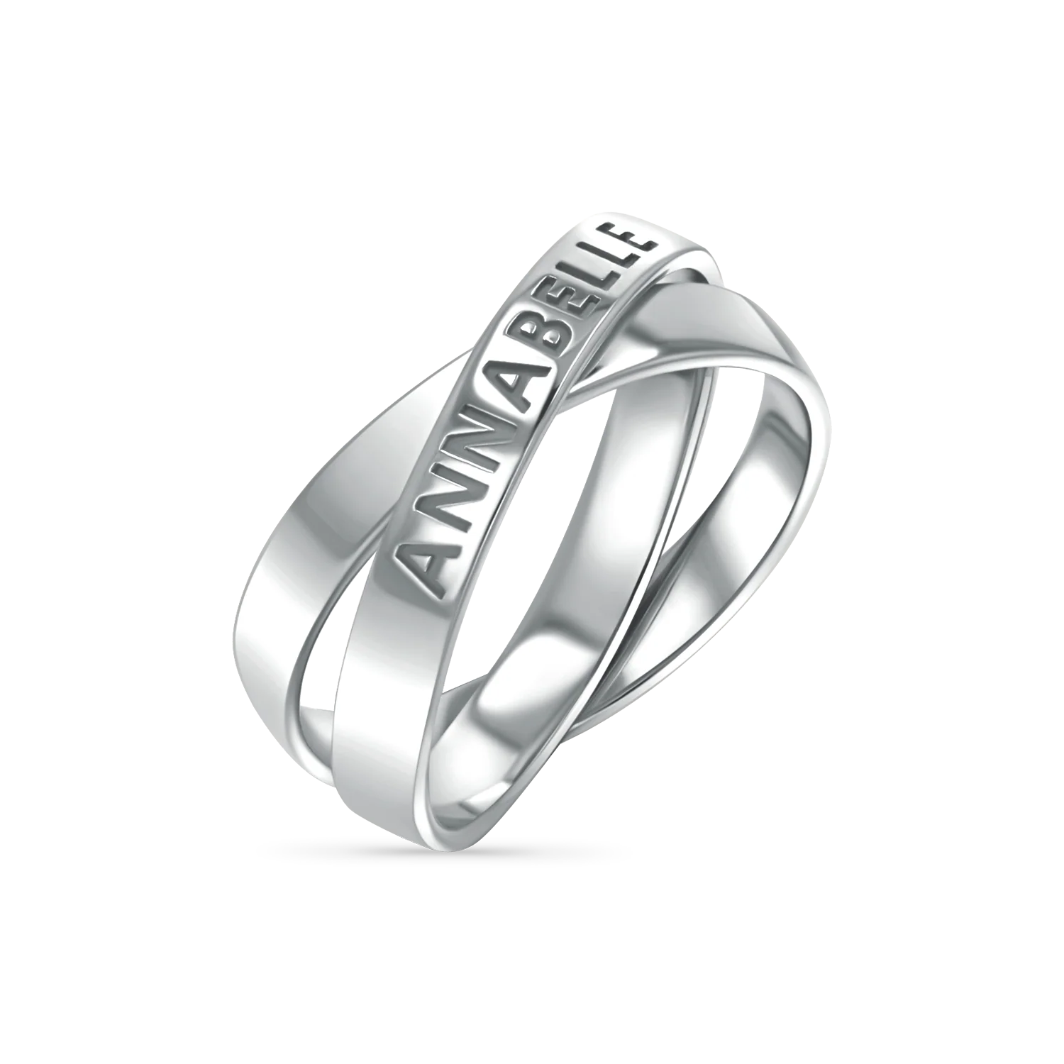 Interlocked Engravable Ring - Image 2