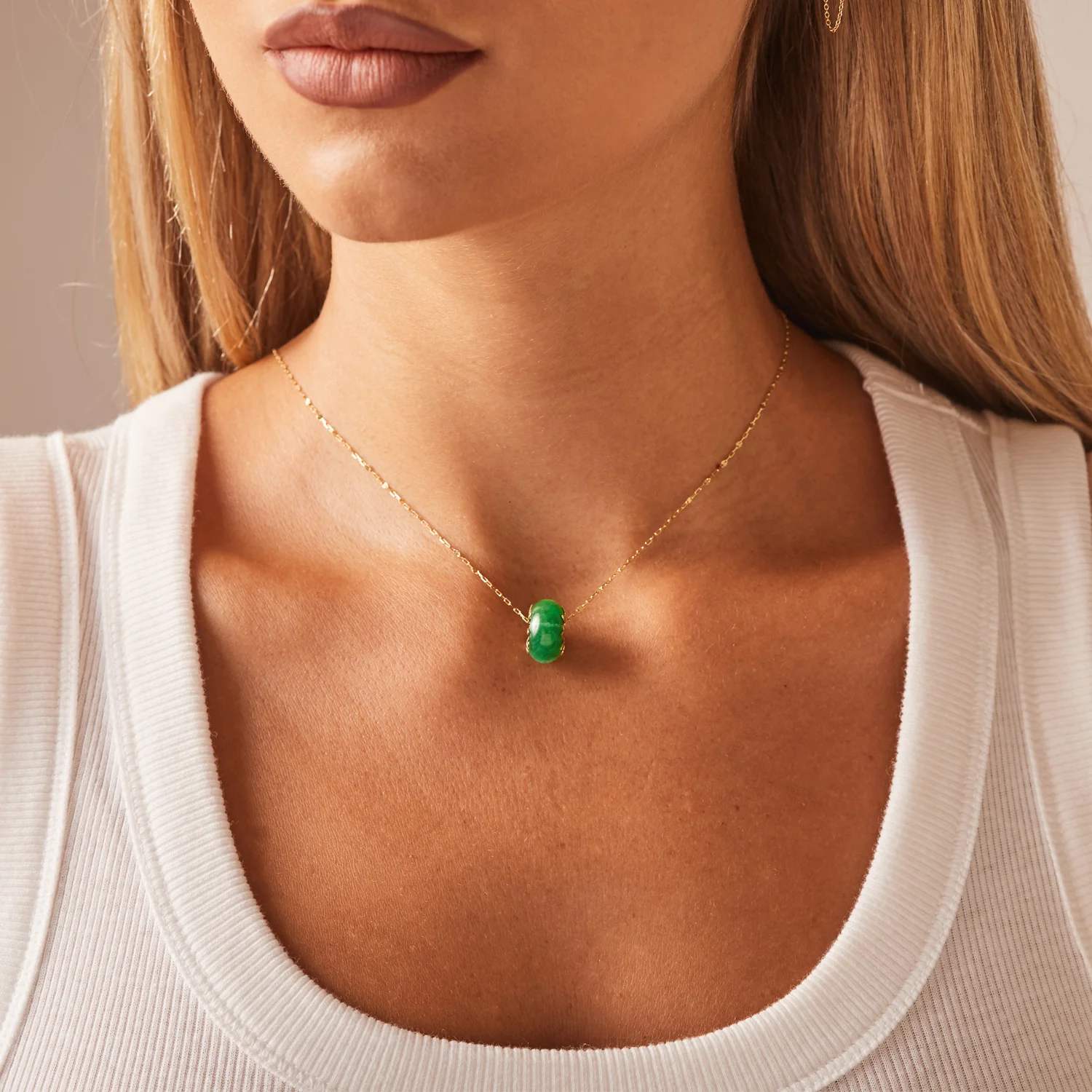Jade Gemstone Slider Charm - Image 10