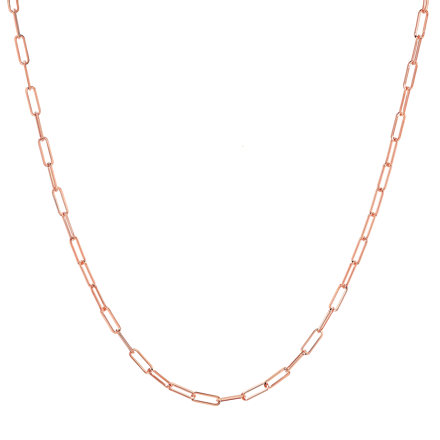 Kids Dainty Paperclip Necklace - Image 3