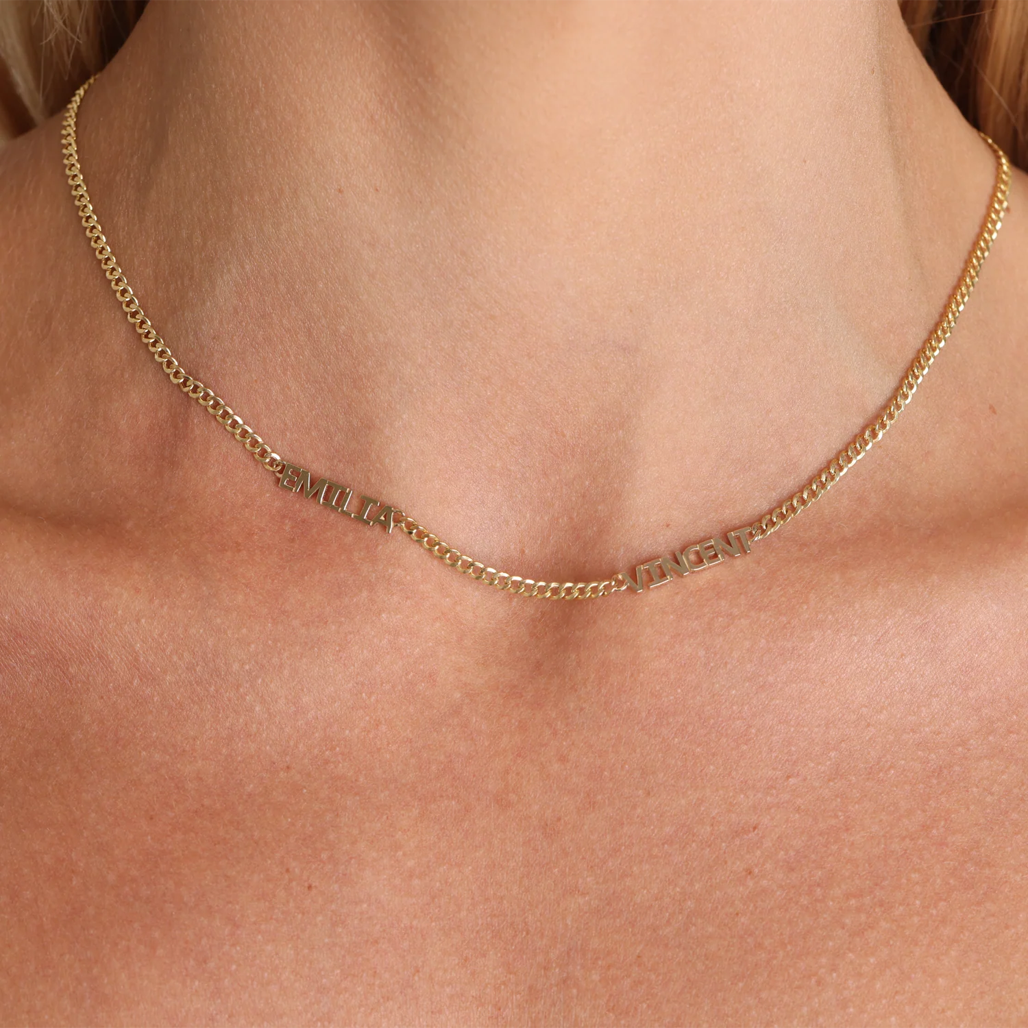 Mini Name Cuban Chain Necklace - Image 5