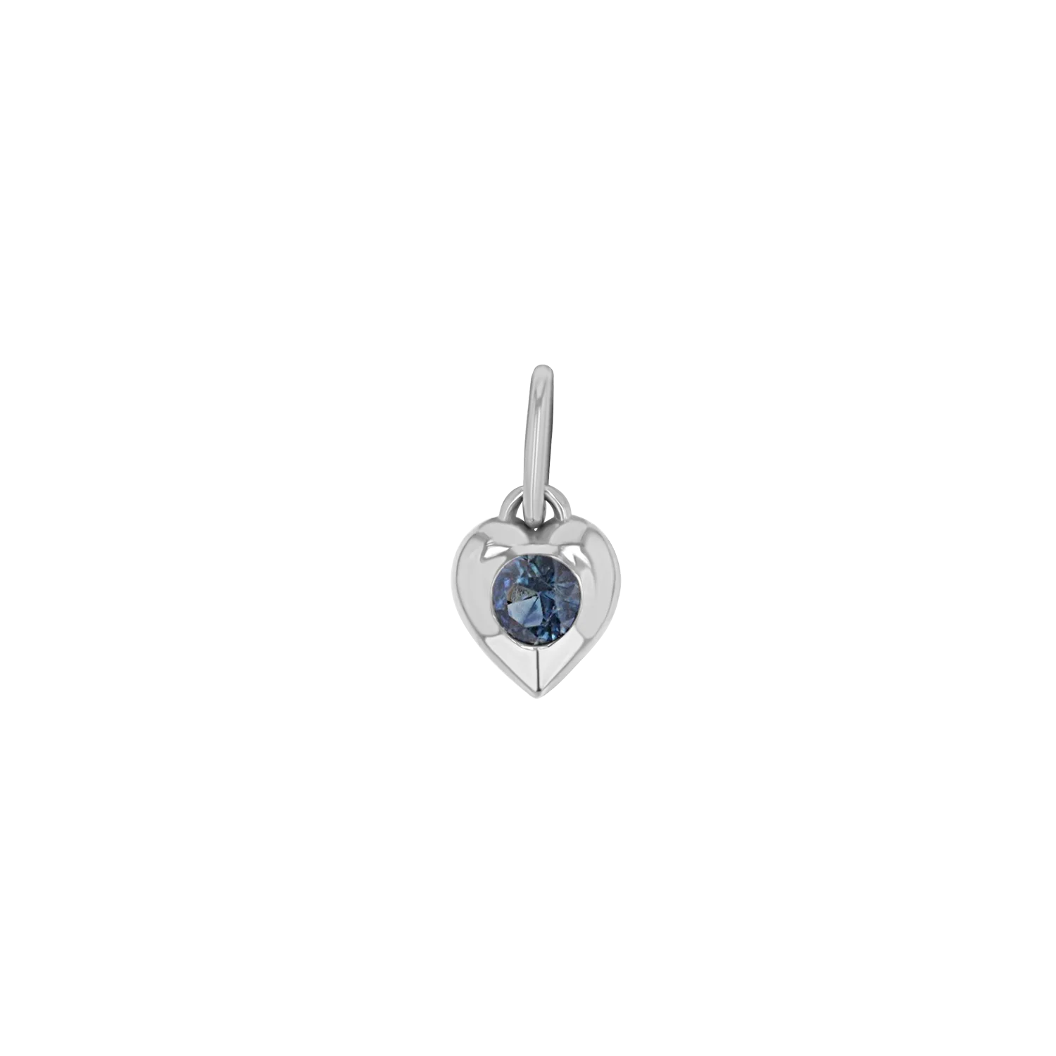Mini Puff Heart Gemstone Charms - Image 8
