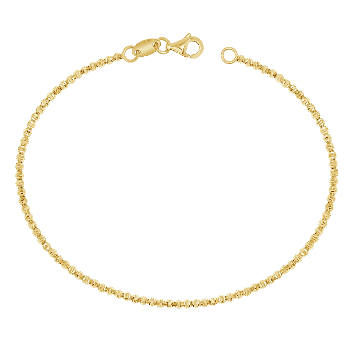 Mooncut Gold Wrap Around Bracelet - Image 4