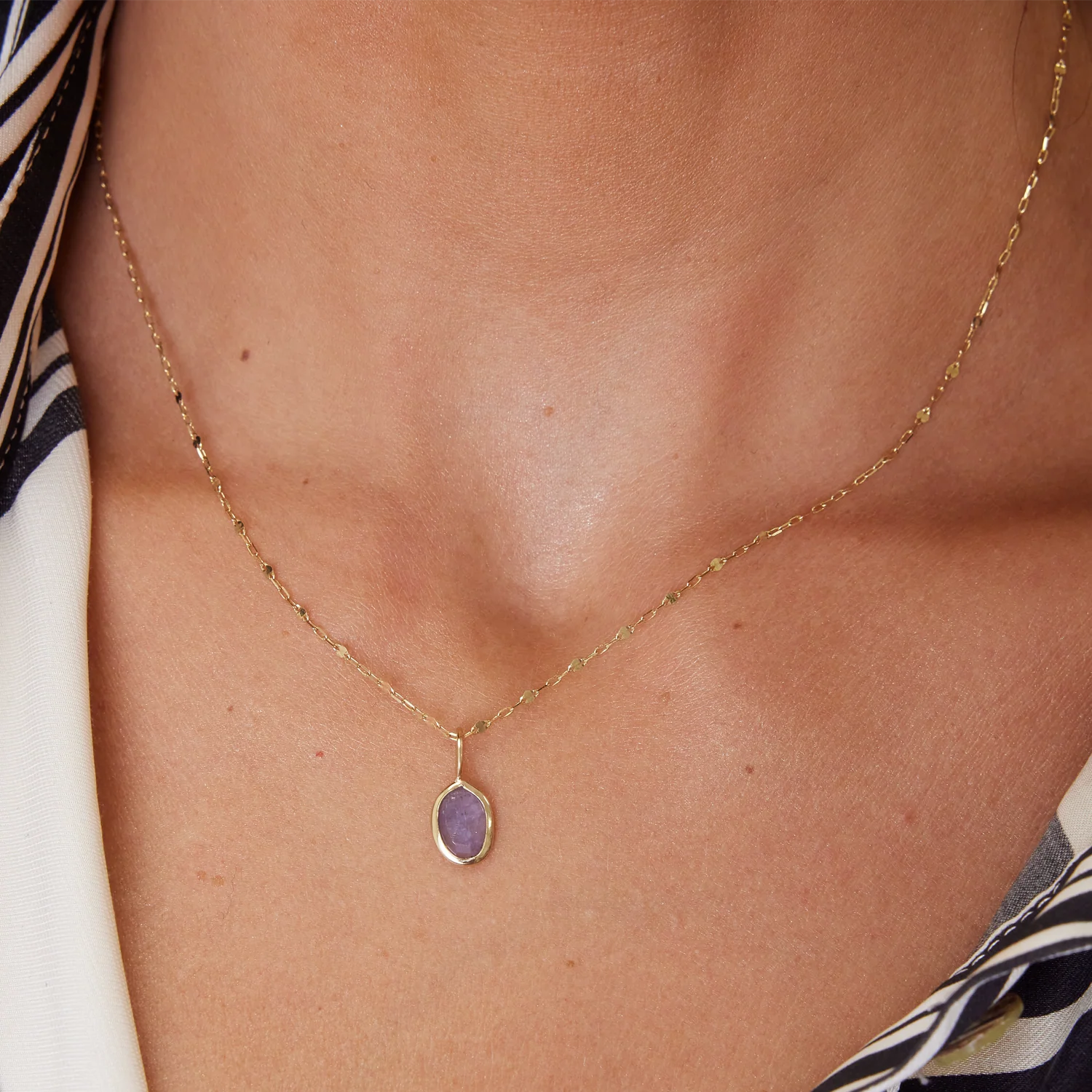One of a Kind Tanzanite Slice Charm - Image 3