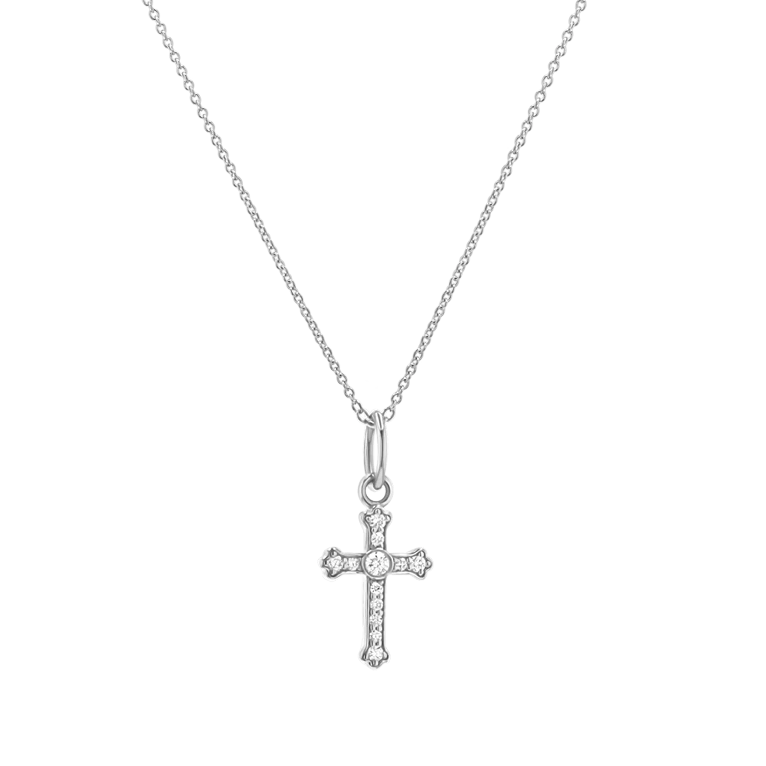 Orthodox Diamond Cross Charm - Image 5
