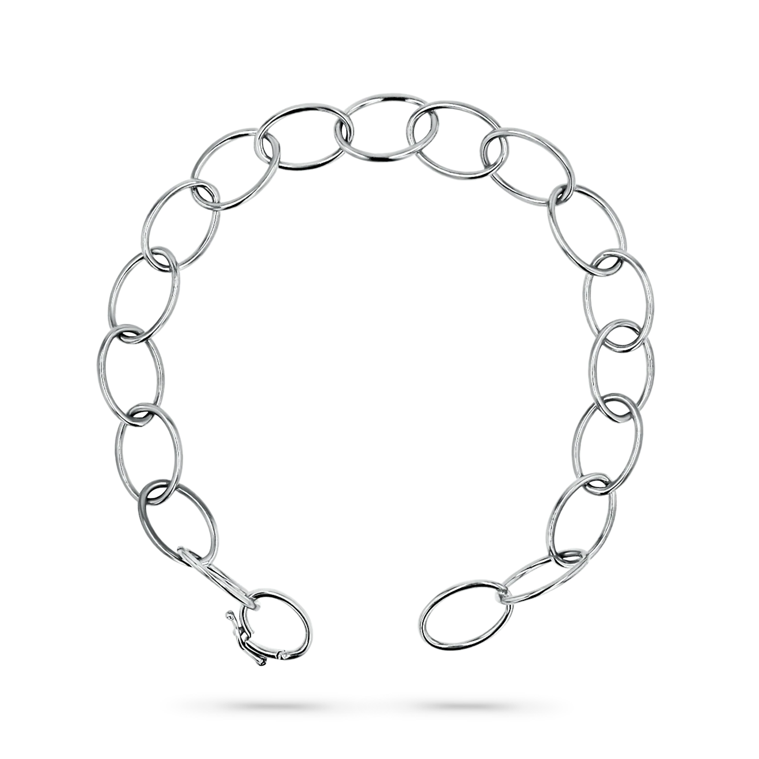 Oval Link Charm Bracelet - Image 2