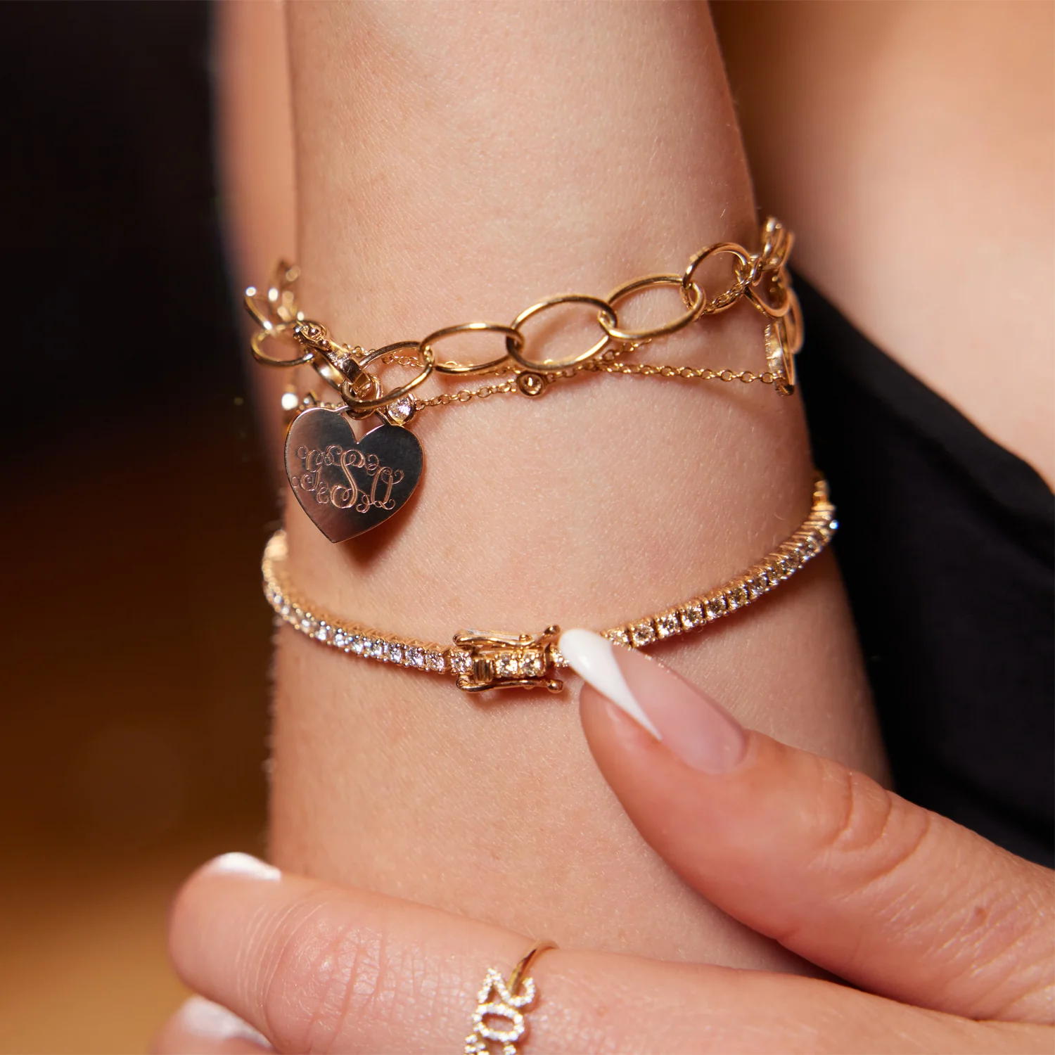 Oval Link Charm Bracelet - Image 7