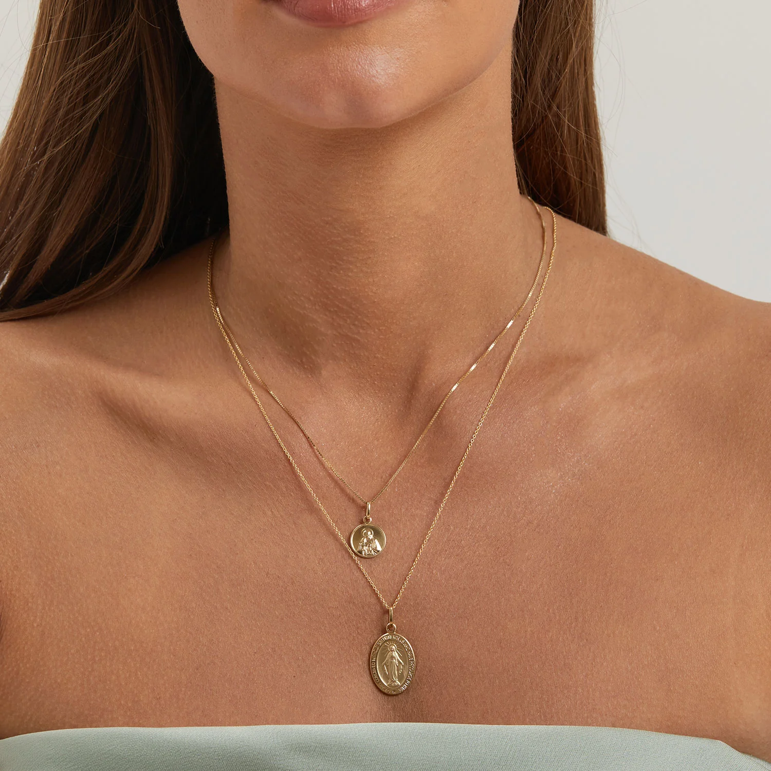 Oval Madonna Charm - Image 3