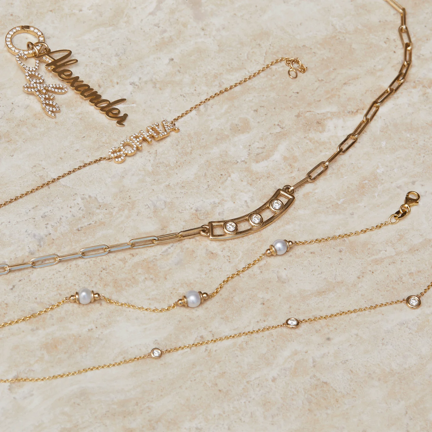 Pearl Station Bracelet - Image 4